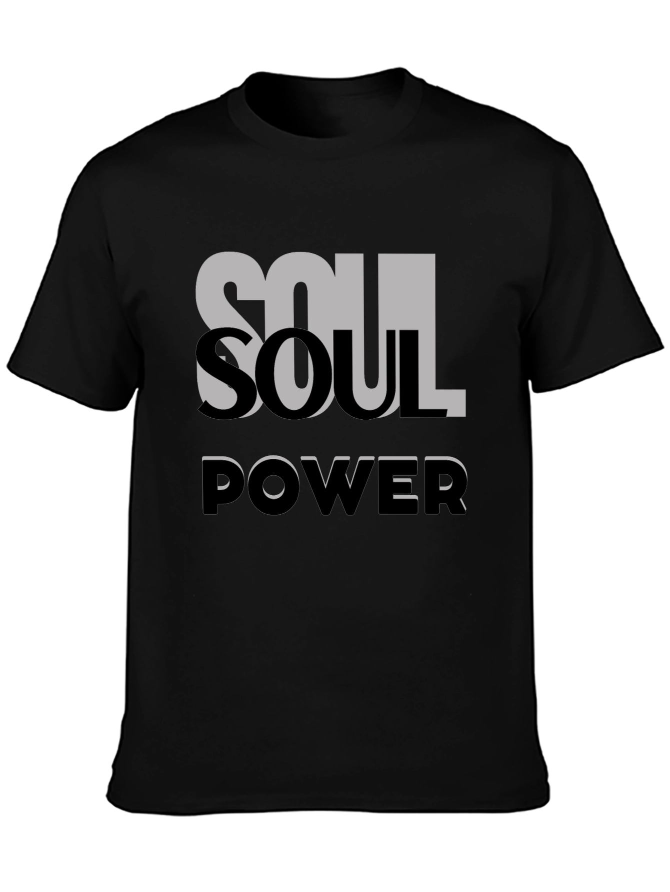 Soul Power Black T-Shirt