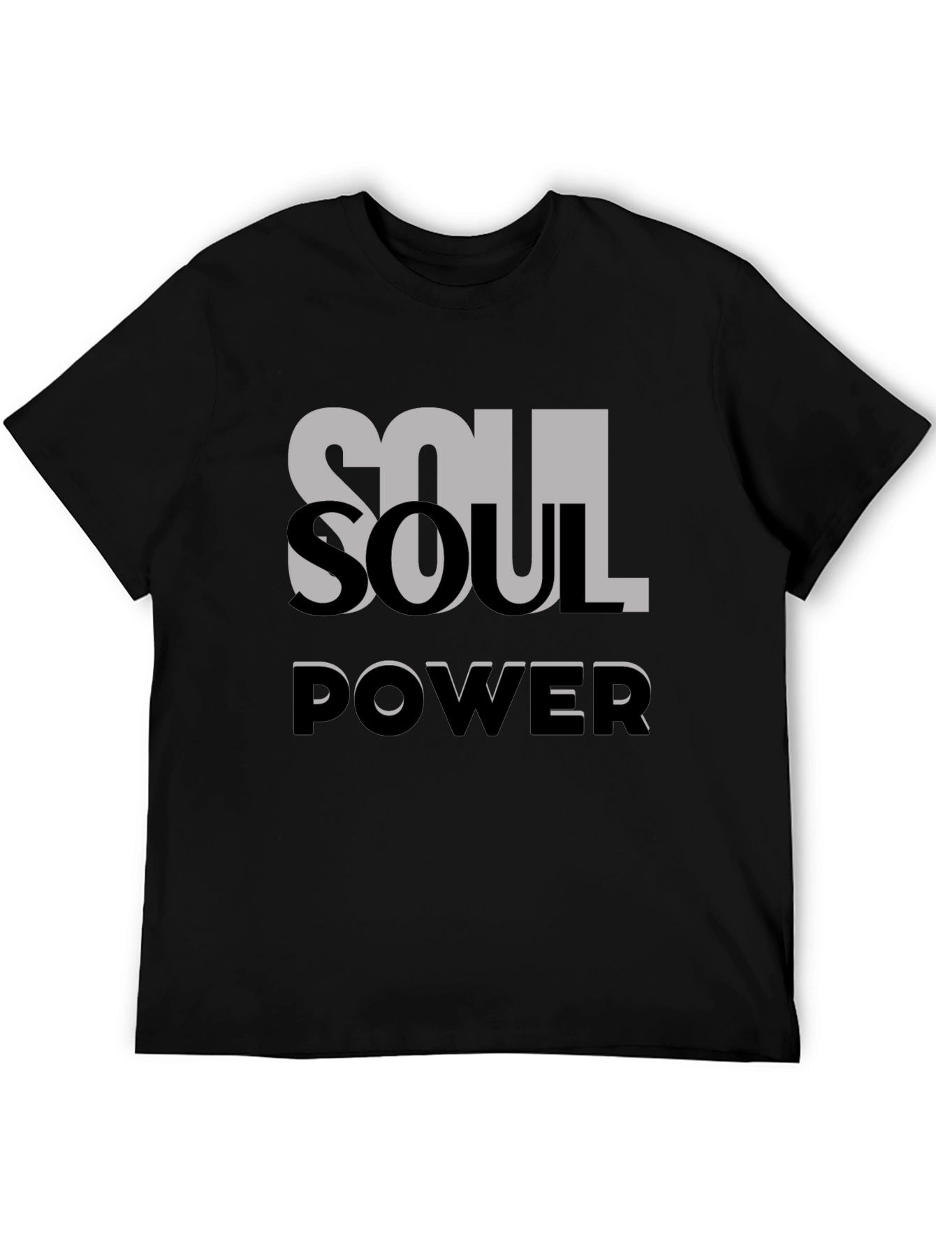 Soul Power Black T-Shirt