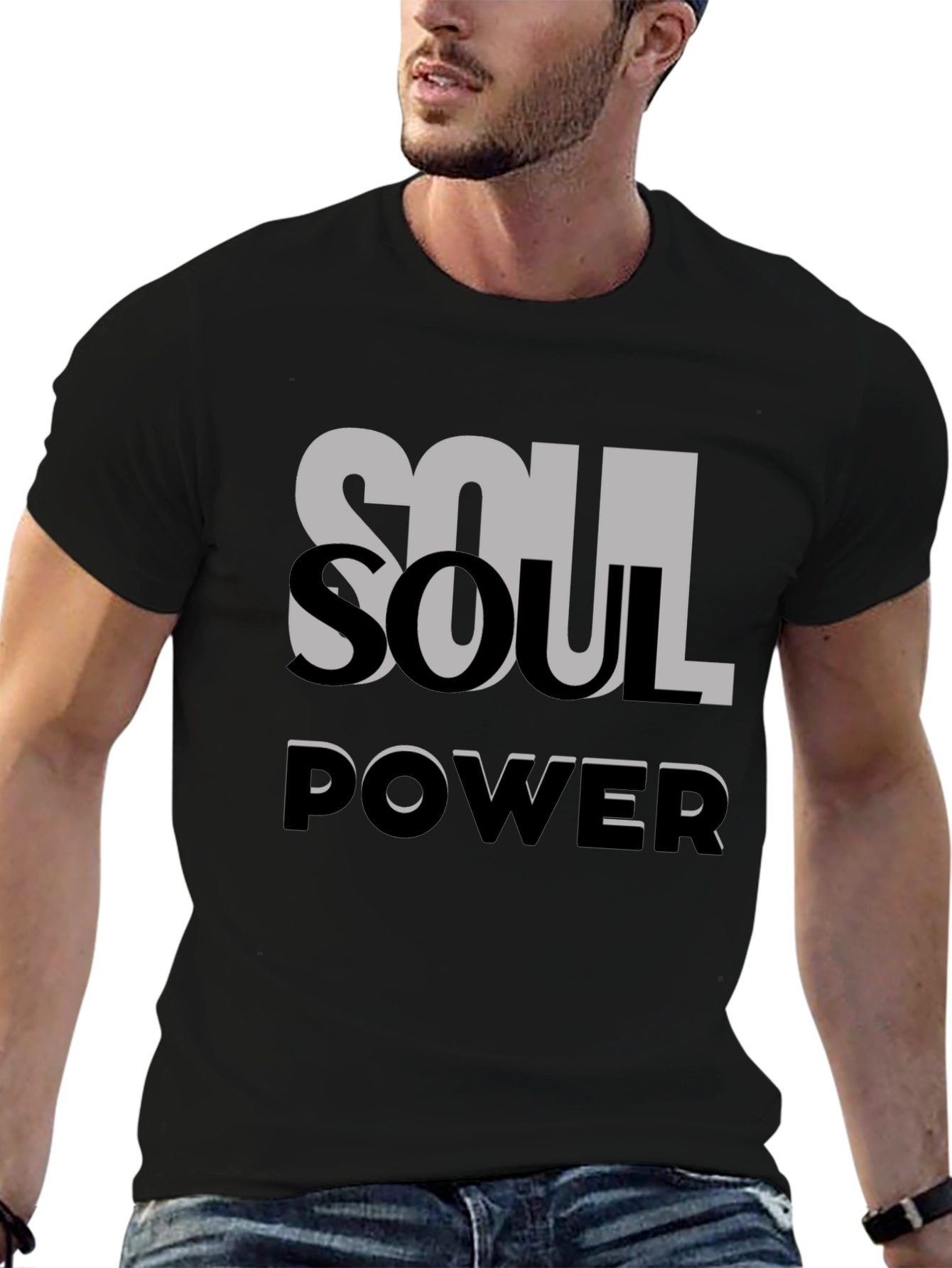 Soul Power Black T-Shirt