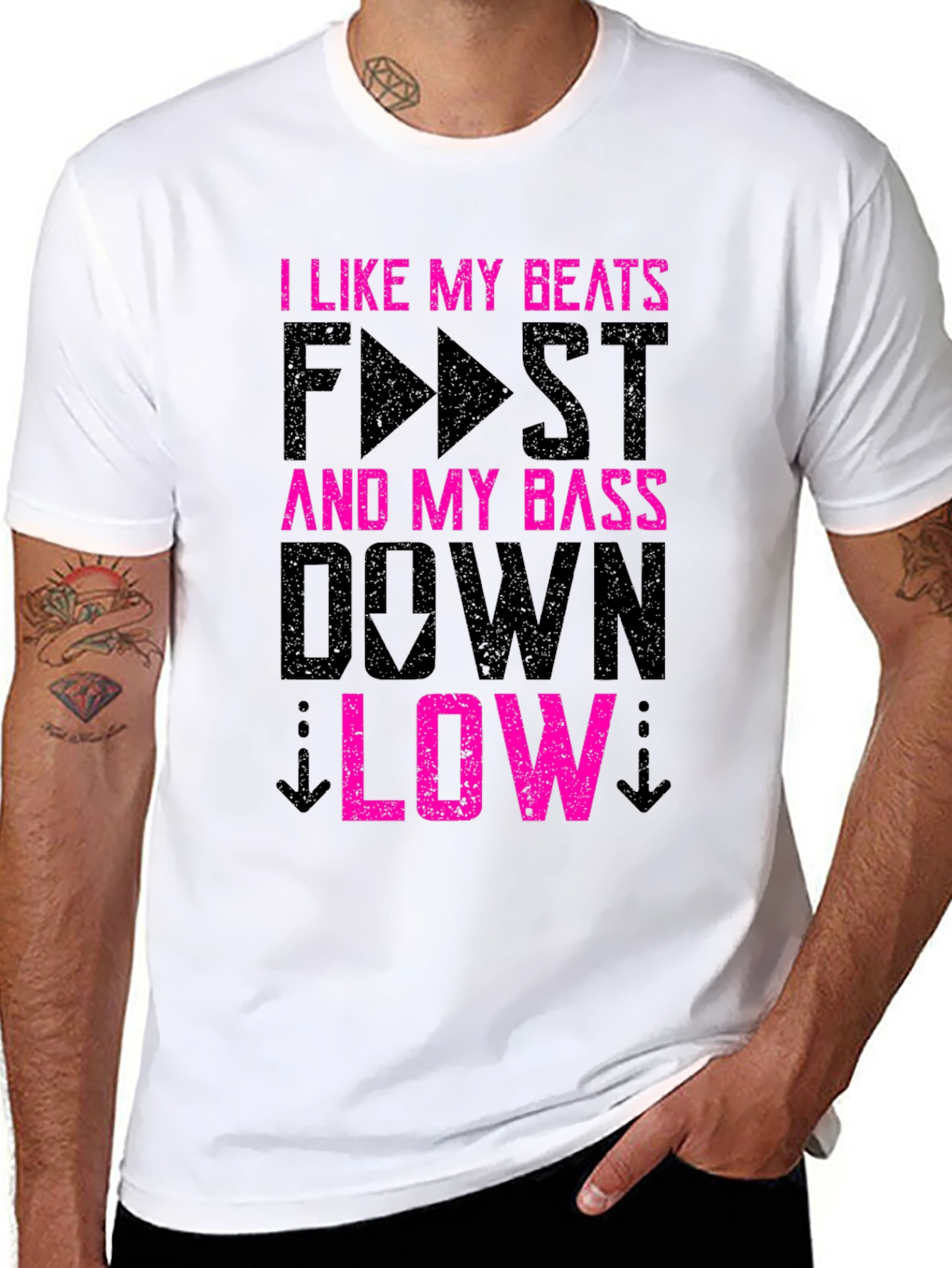 I Like My Beats Fast and Bass Low T-Shirt