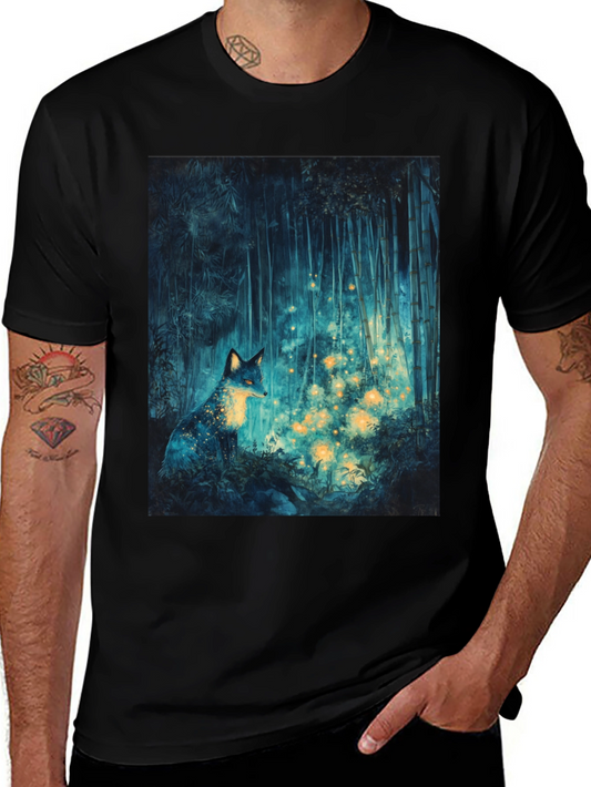 Mystic Fox Forest Graphic Tee