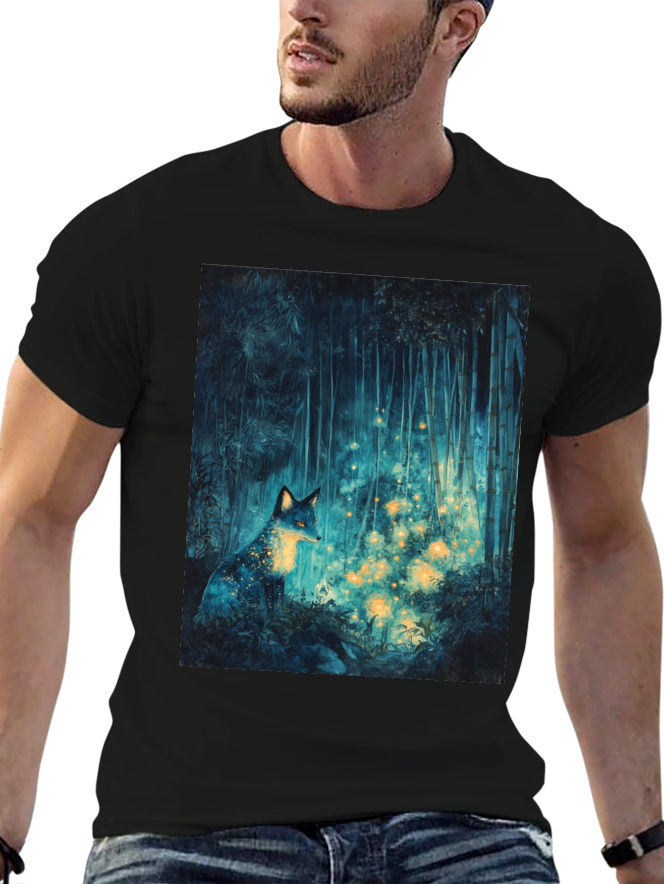 Mystic Fox Forest Graphic Tee