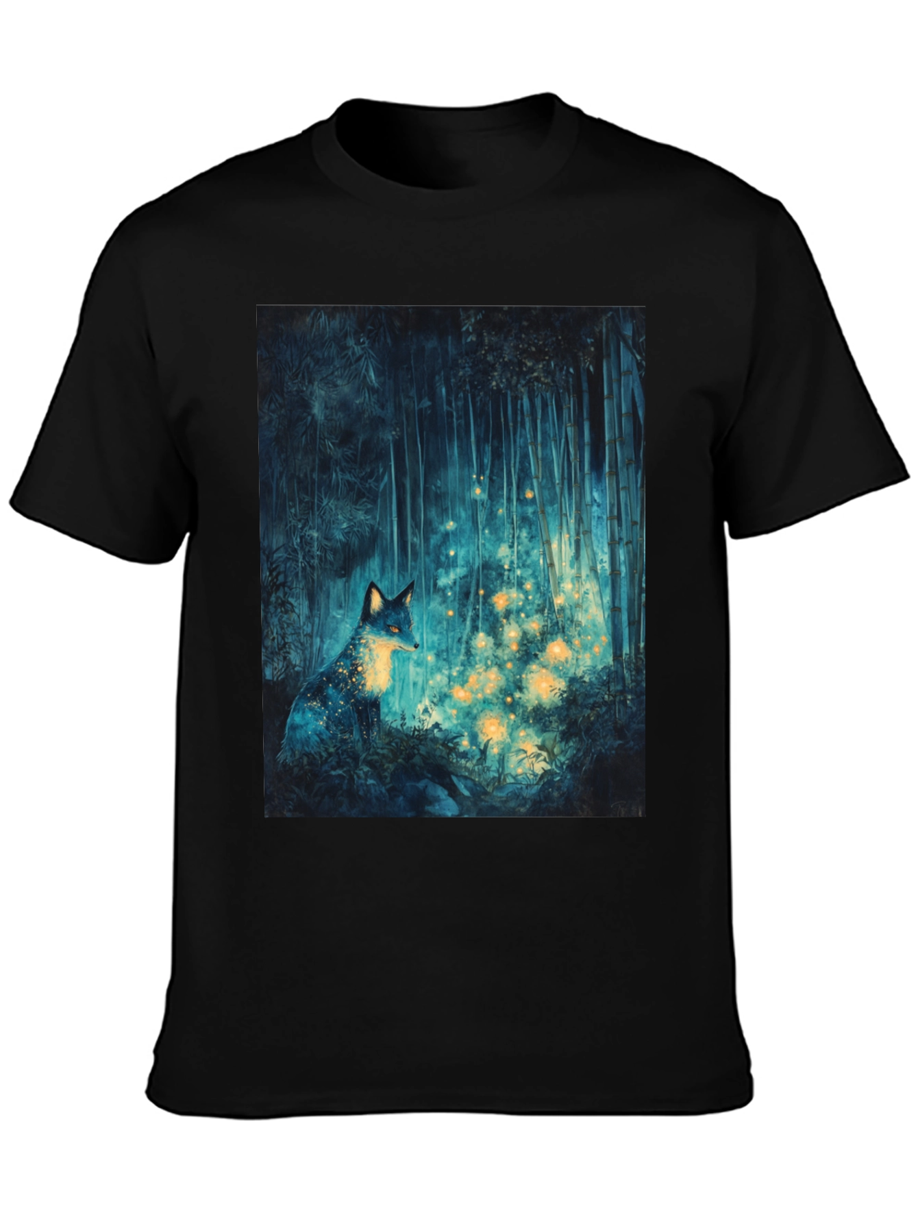 Mystic Fox Forest Graphic Tee