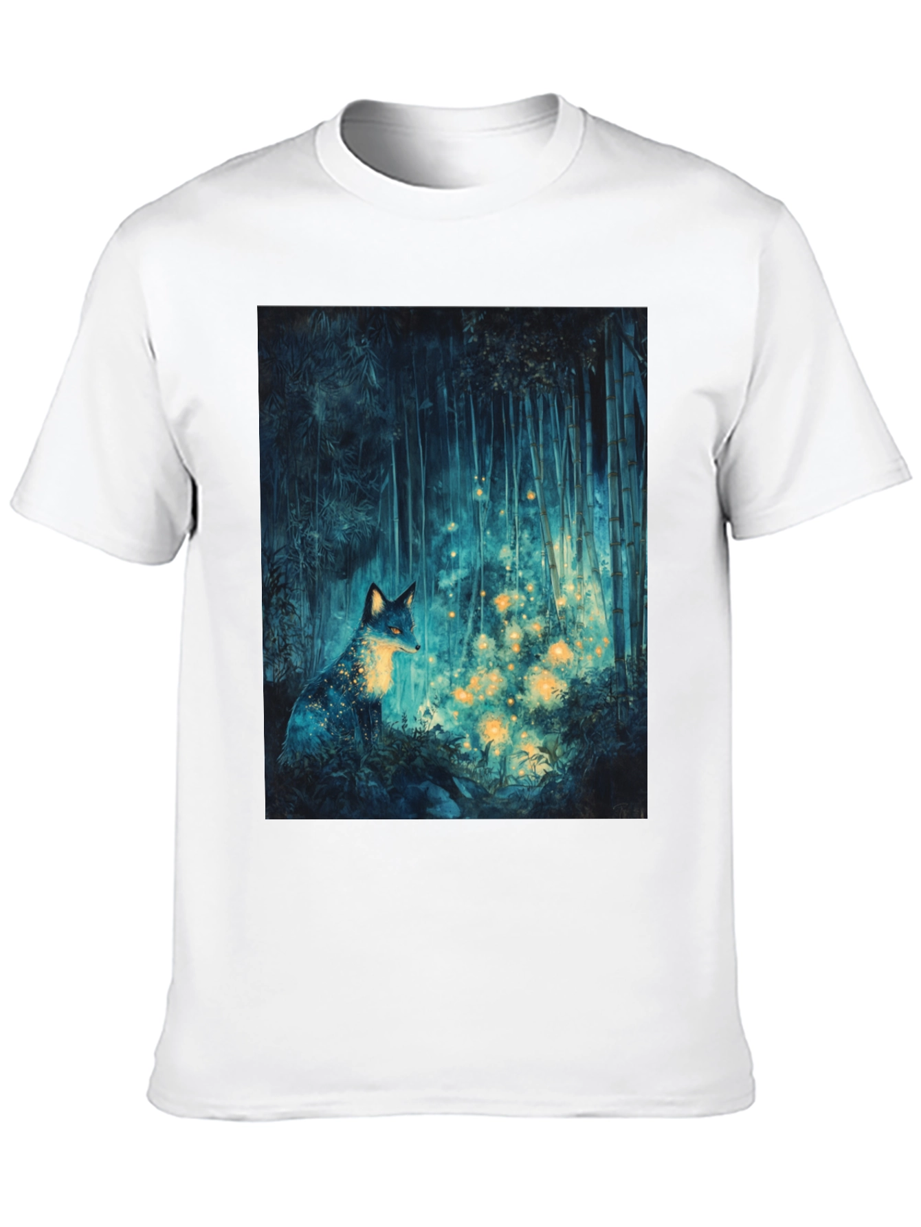 Mystic Fox Forest Graphic Tee