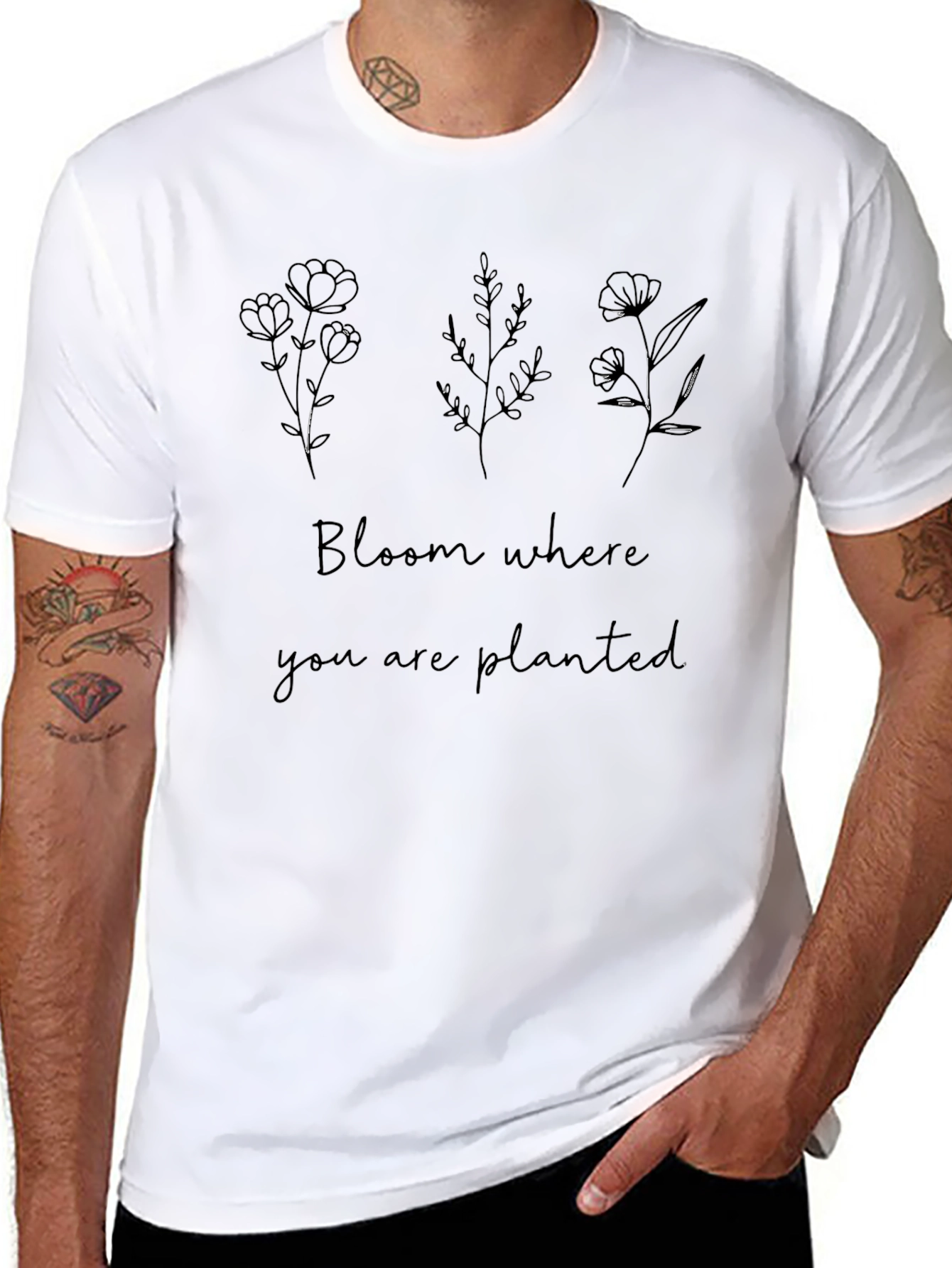 Bloom Where You Are Planted Graphic Tee