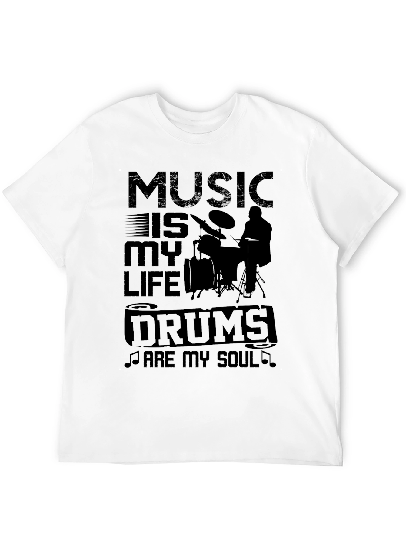 Music Is My Life Drums Are My Soul T-Shirt