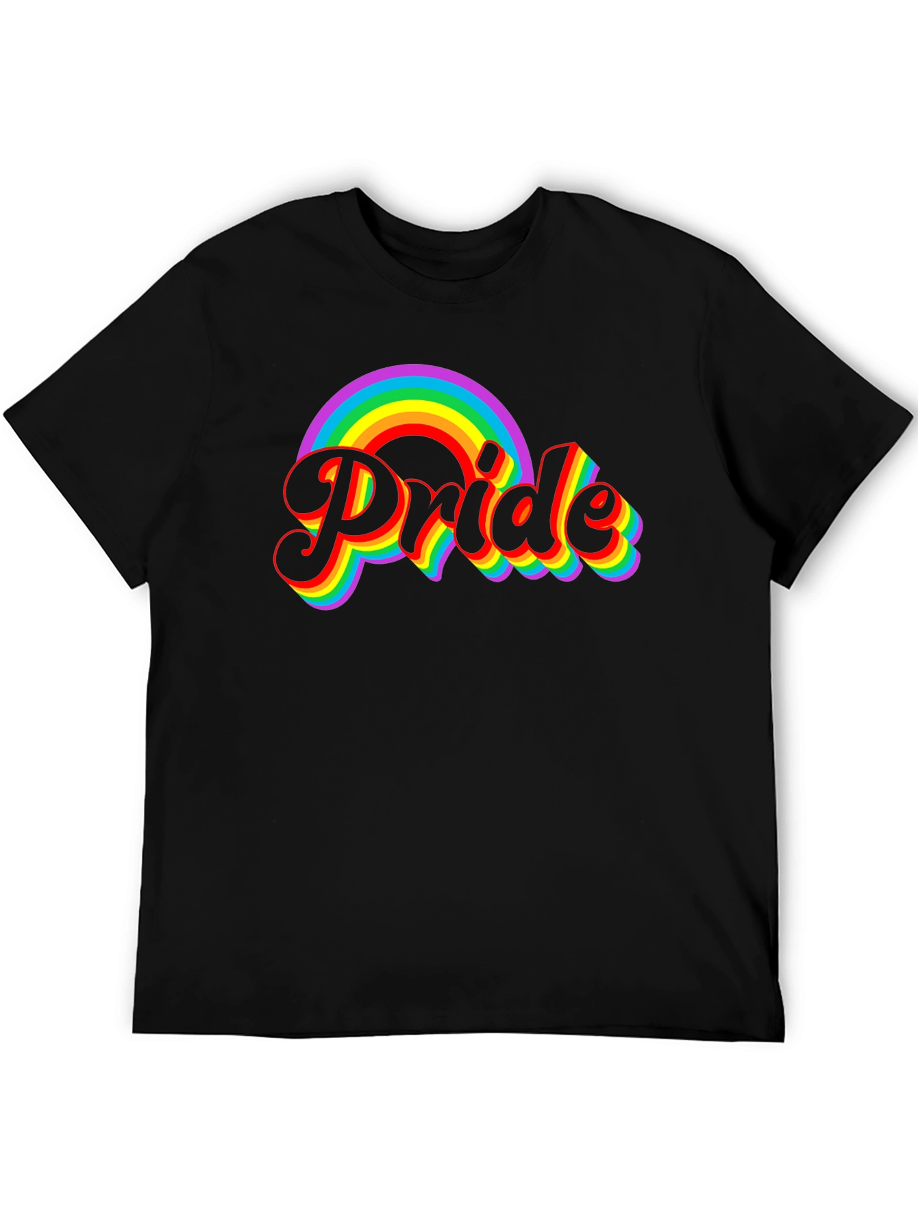 Pride Rainbow Graphic T-Shirt