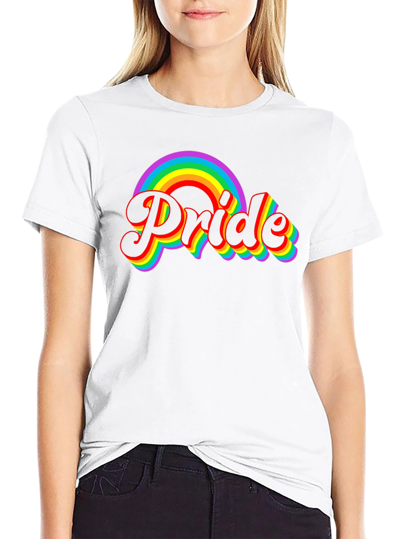 Pride Rainbow Graphic T-Shirt