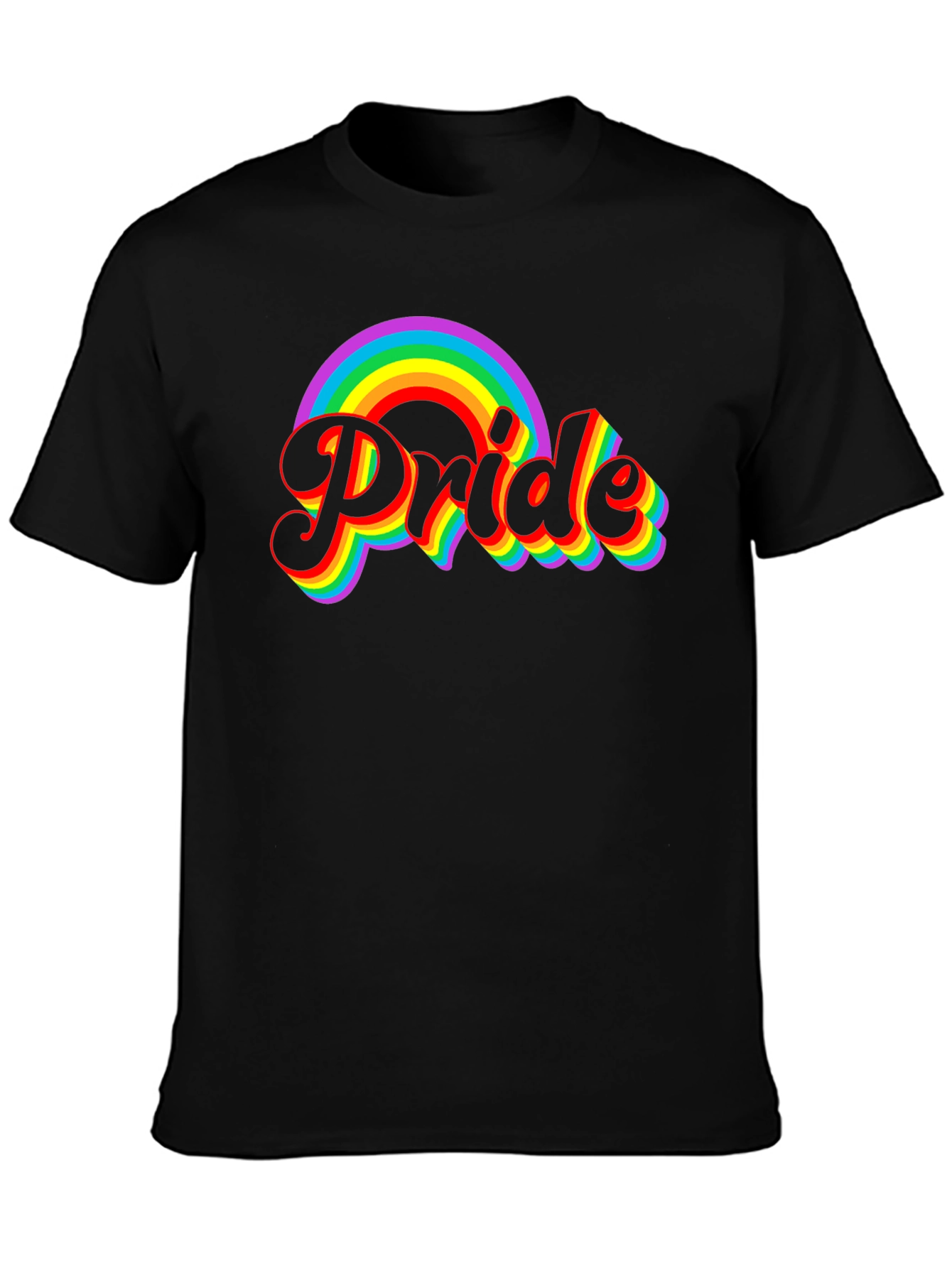Pride Rainbow Graphic T-Shirt