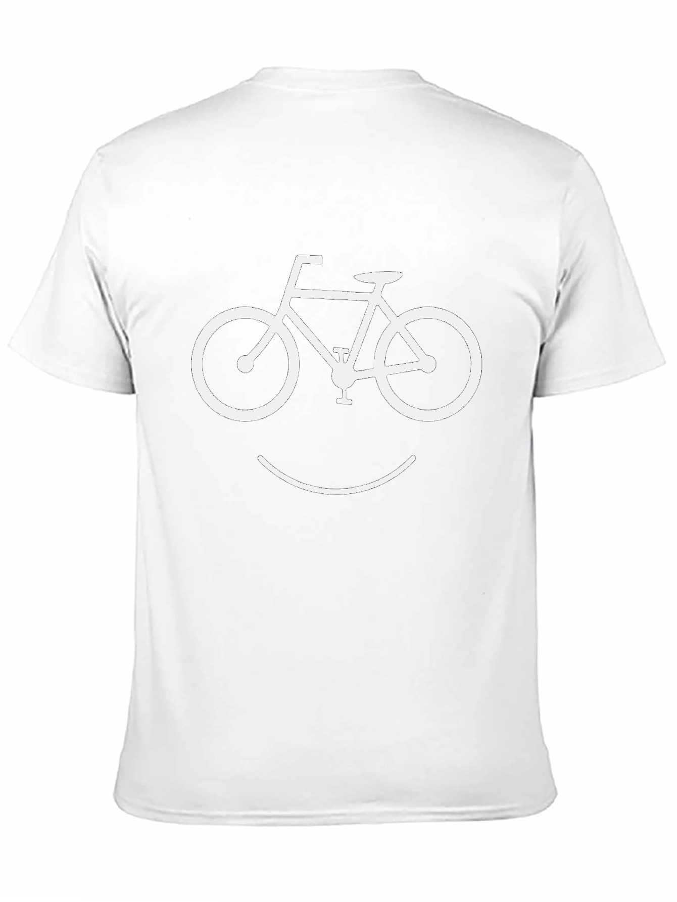 Bike Smile Graphic T-Shirt - Cool Casual Tee