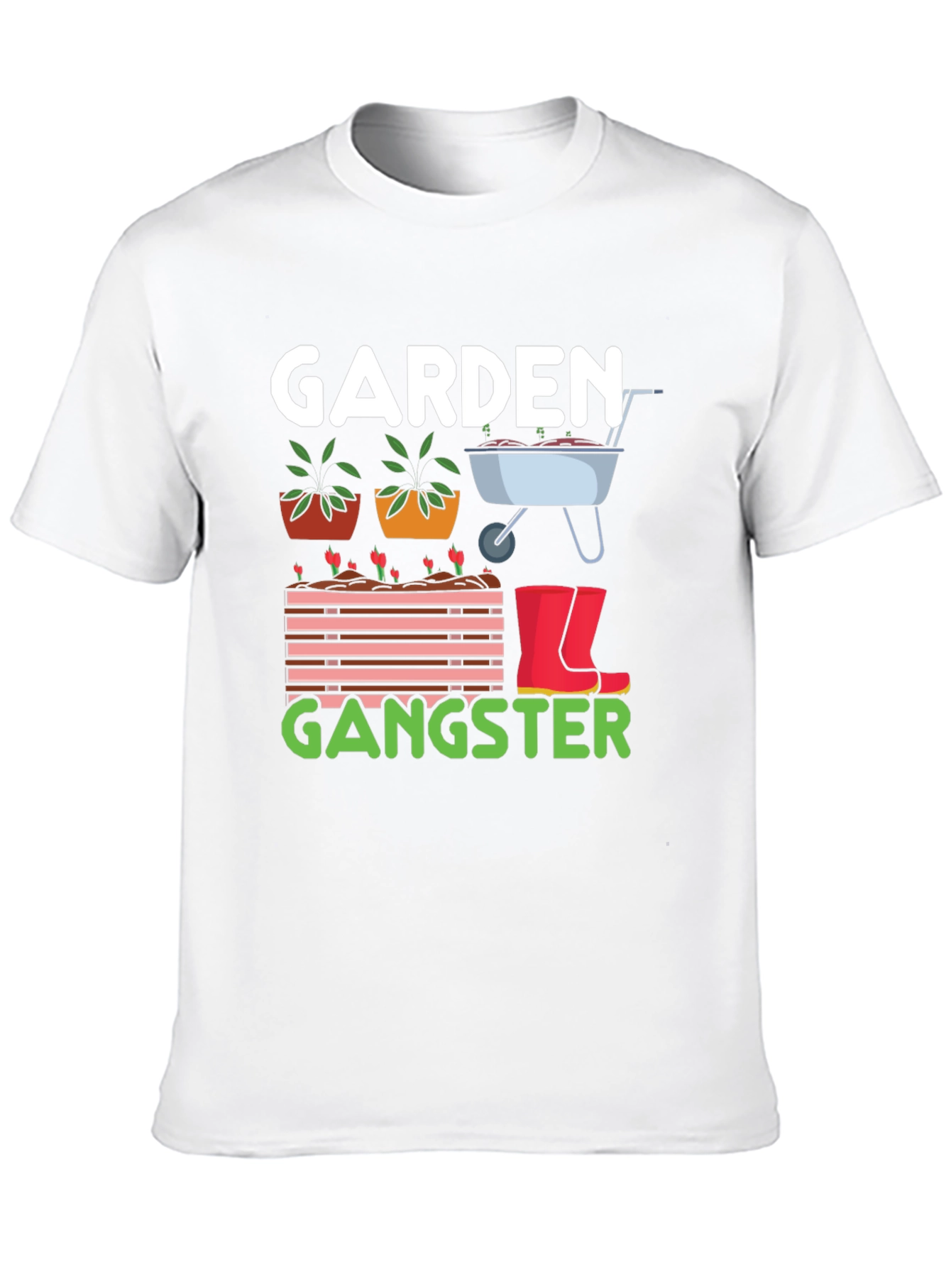 Garden Gangster T-Shirt - Gardening Humor Tee