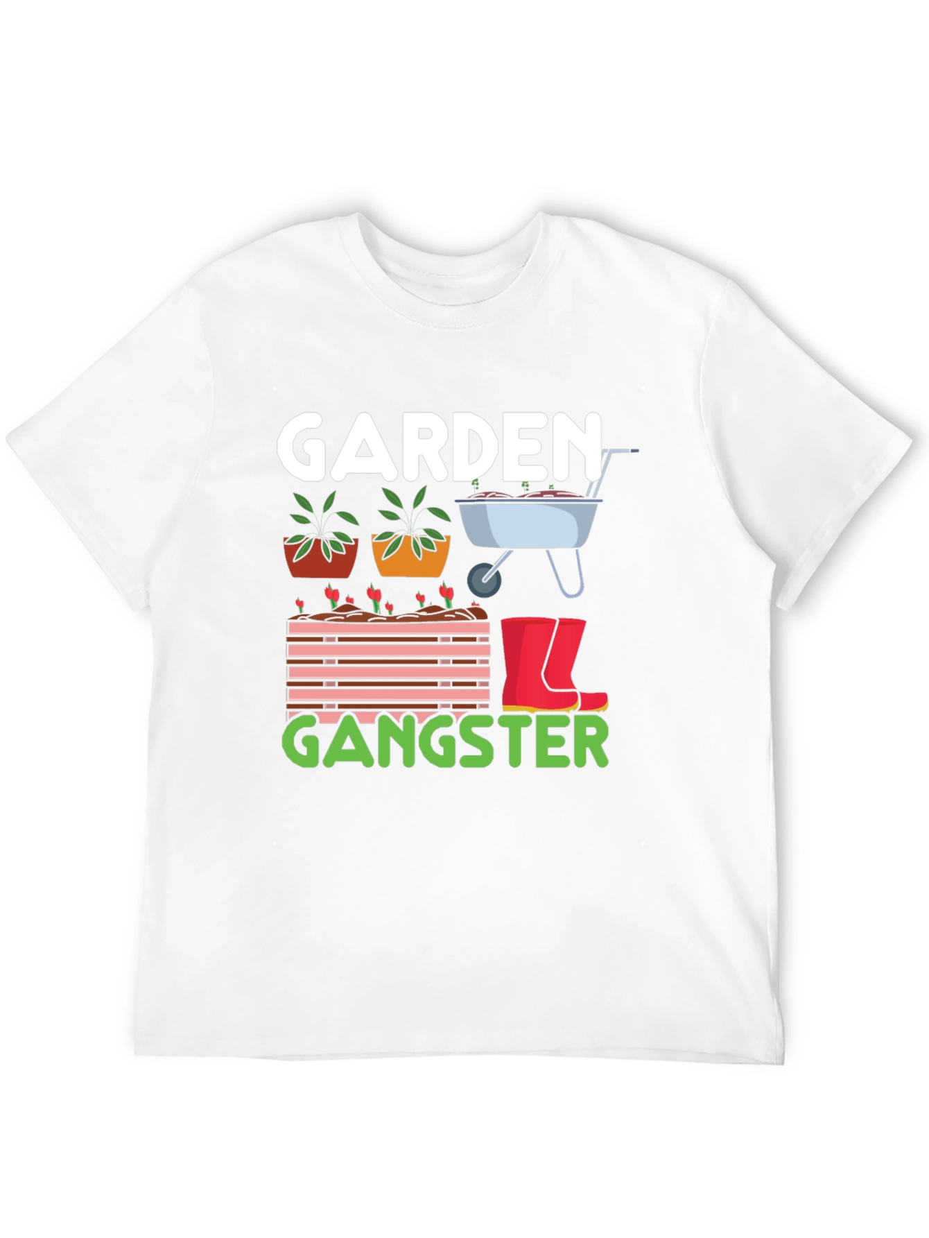 Garden Gangster T-Shirt - Gardening Humor Tee