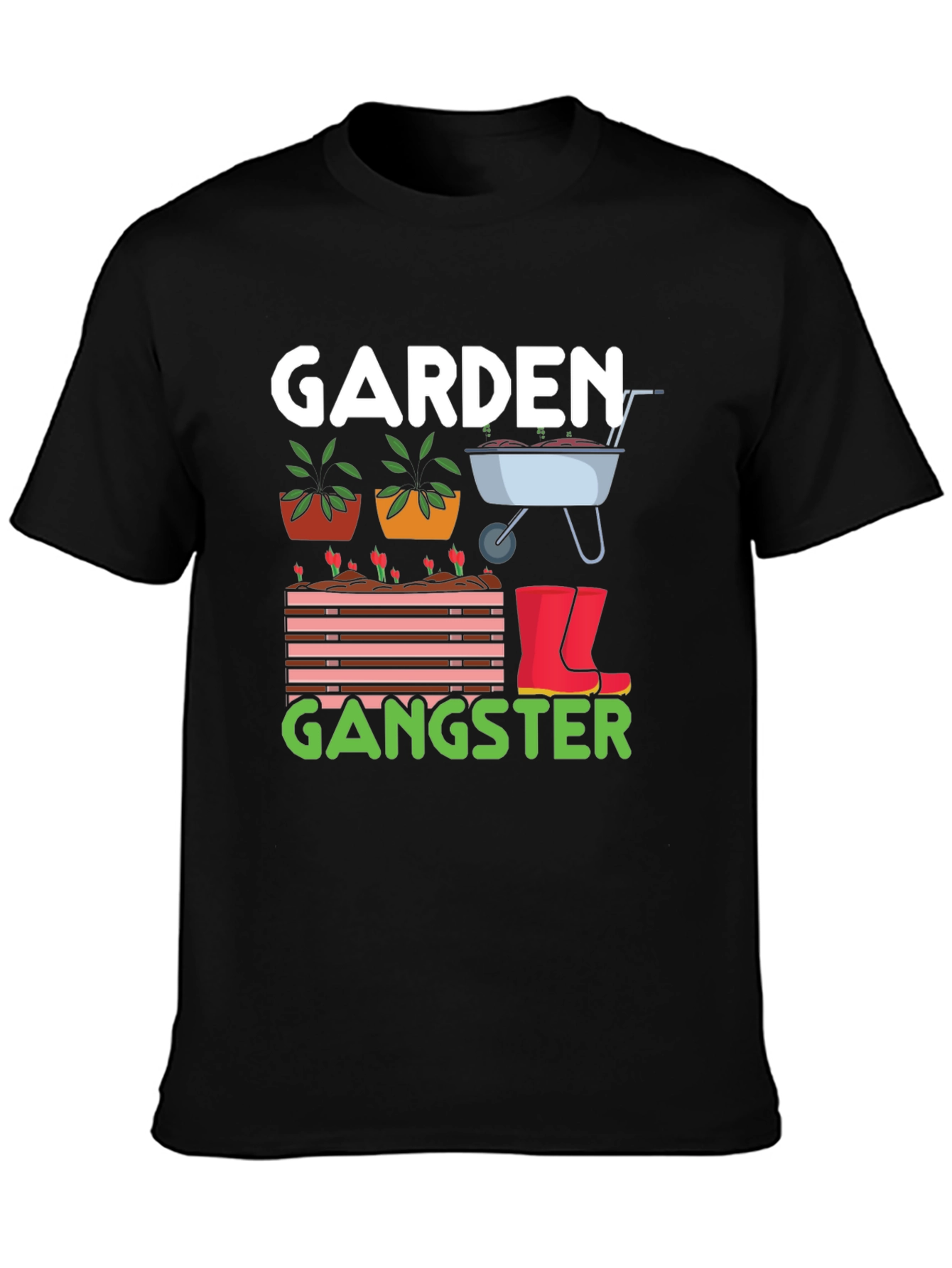 Garden Gangster T-Shirt - Gardening Humor Tee
