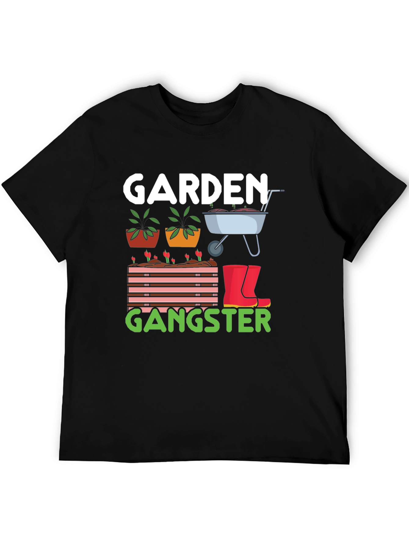Garden Gangster T-Shirt - Gardening Humor Tee