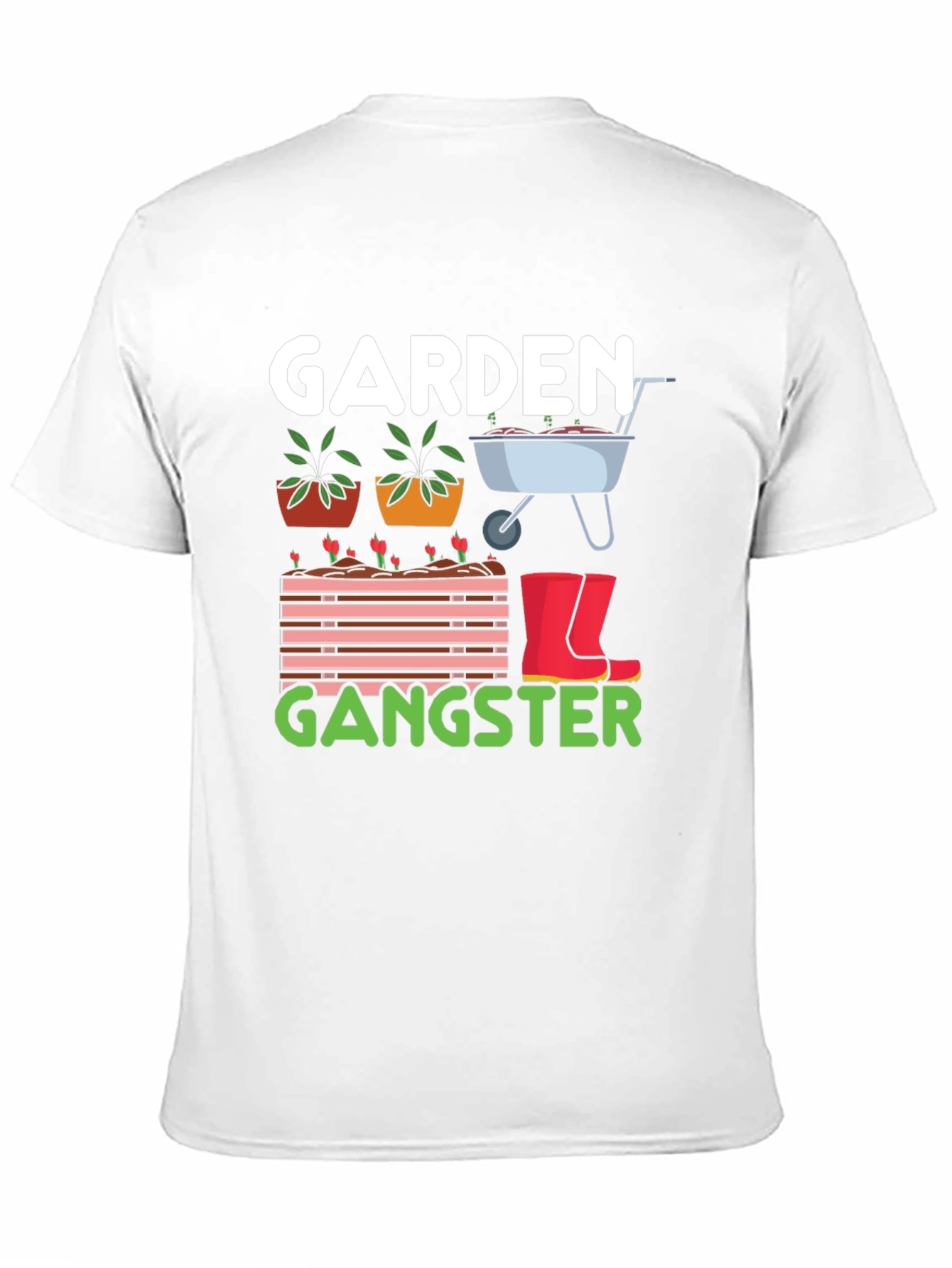 Garden Gangster T-Shirt - Gardening Humor Tee