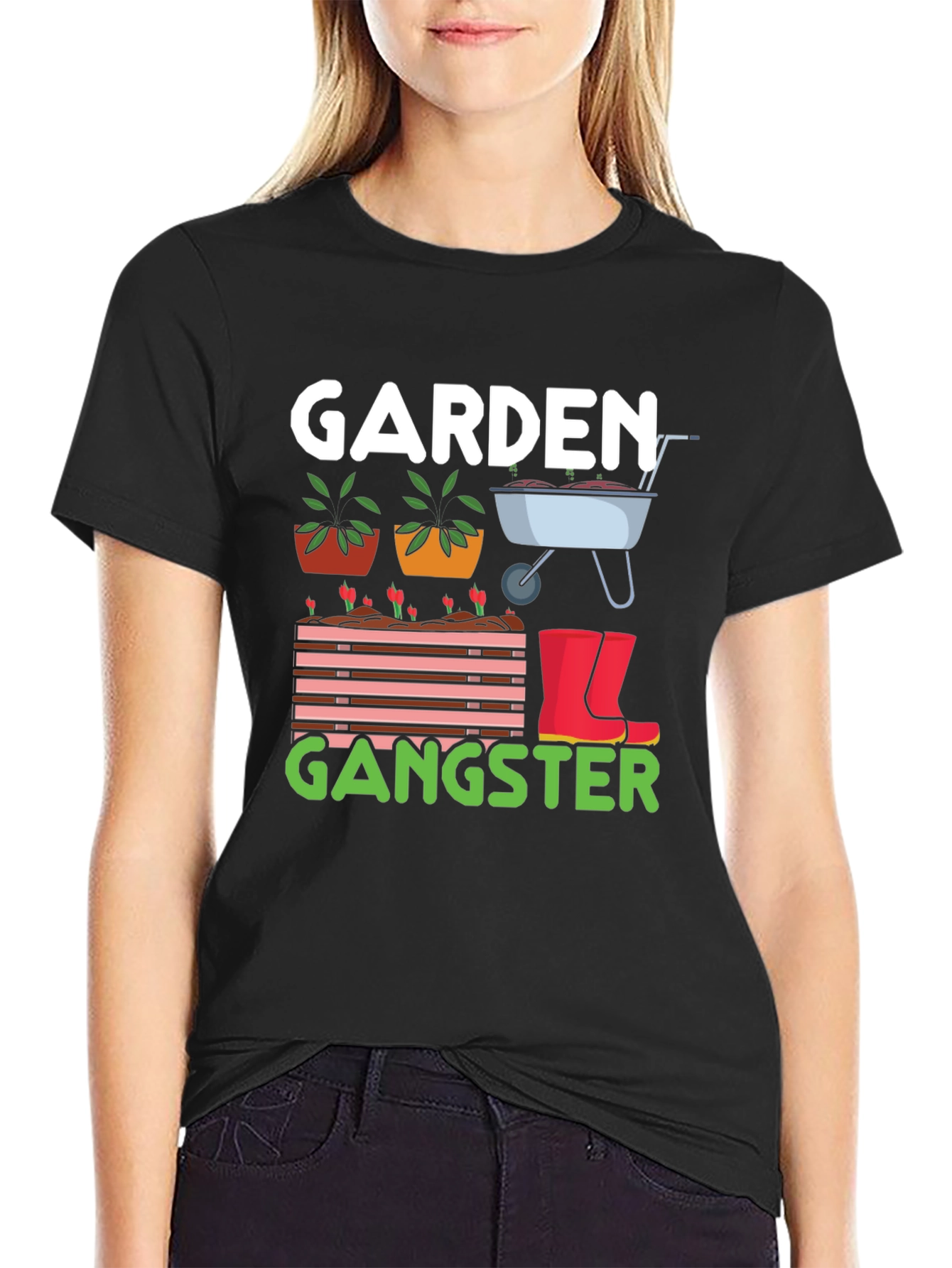 Garden Gangster T-Shirt - Gardening Humor Tee