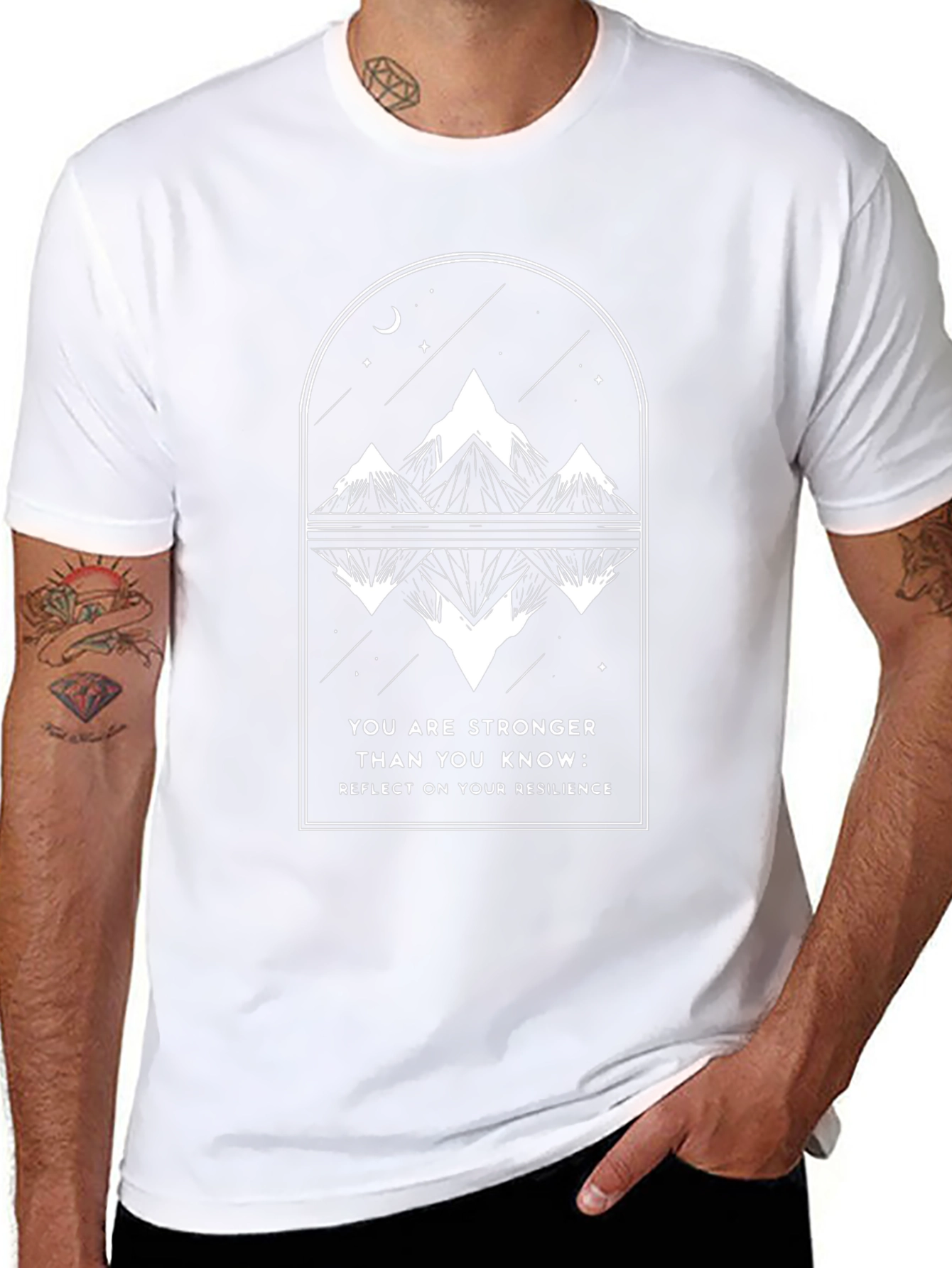 Resilience Reflection Graphic Tee - Comfort & Style