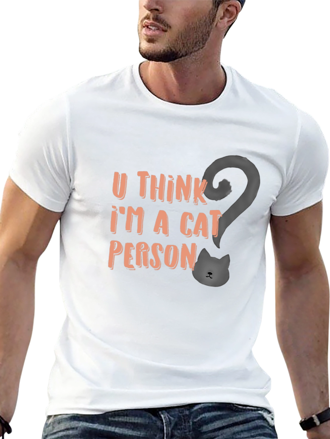 Cat Person T-Shirt - Funny Graphic Tee