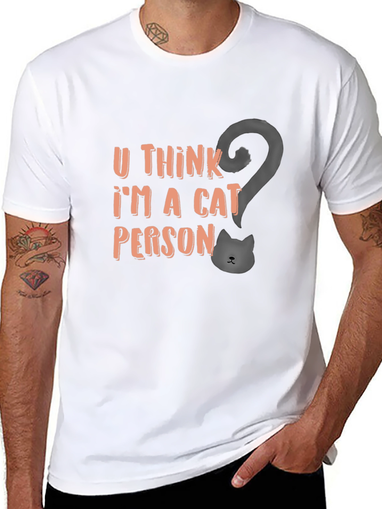 Cat Person T-Shirt - Funny Graphic Tee