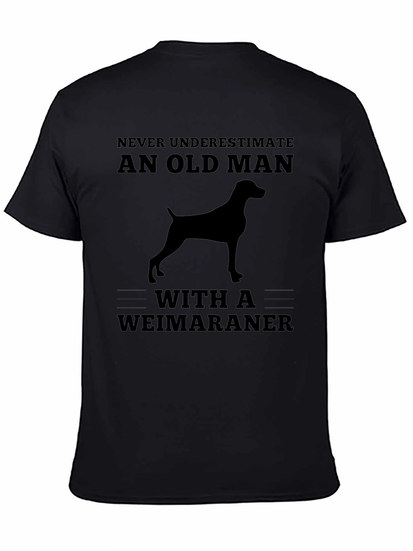 Weimaraner Dog Old Man T-Shirt
