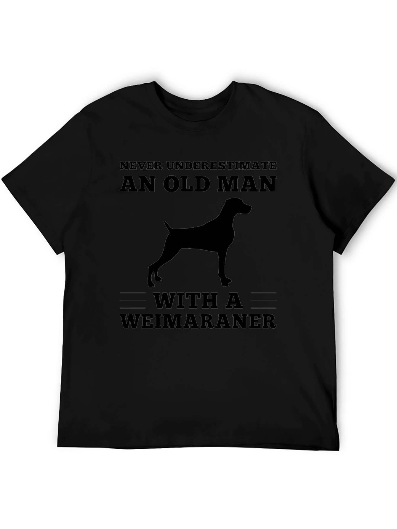 Weimaraner Dog Old Man T-Shirt