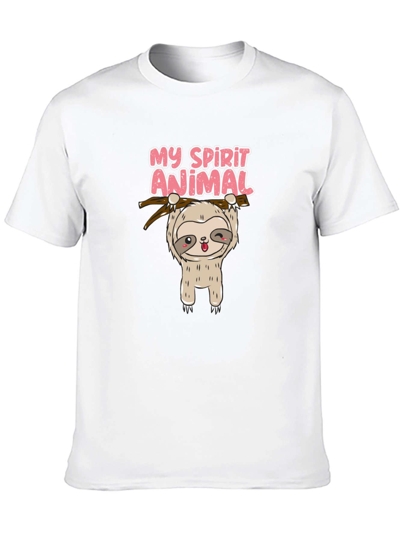 Cute Sloth My Spirit Animal Graphic T-Shirt