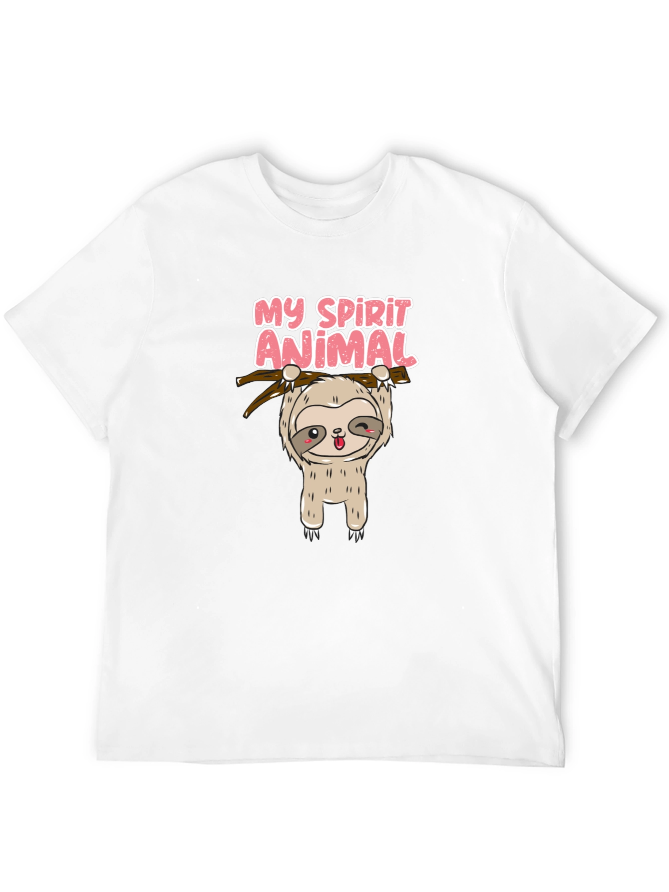 Cute Sloth My Spirit Animal Graphic T-Shirt