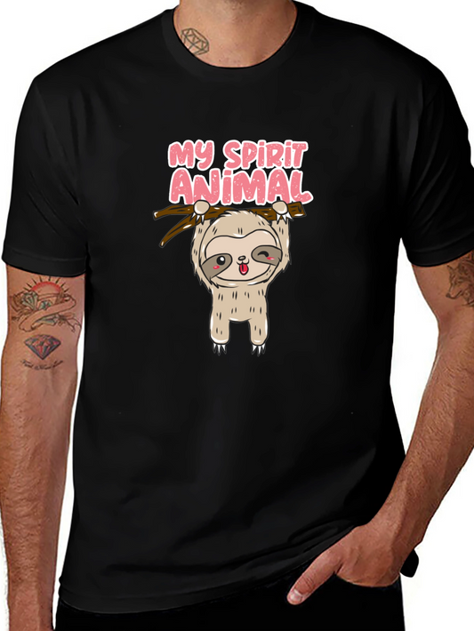 Cute Sloth My Spirit Animal Graphic T-Shirt