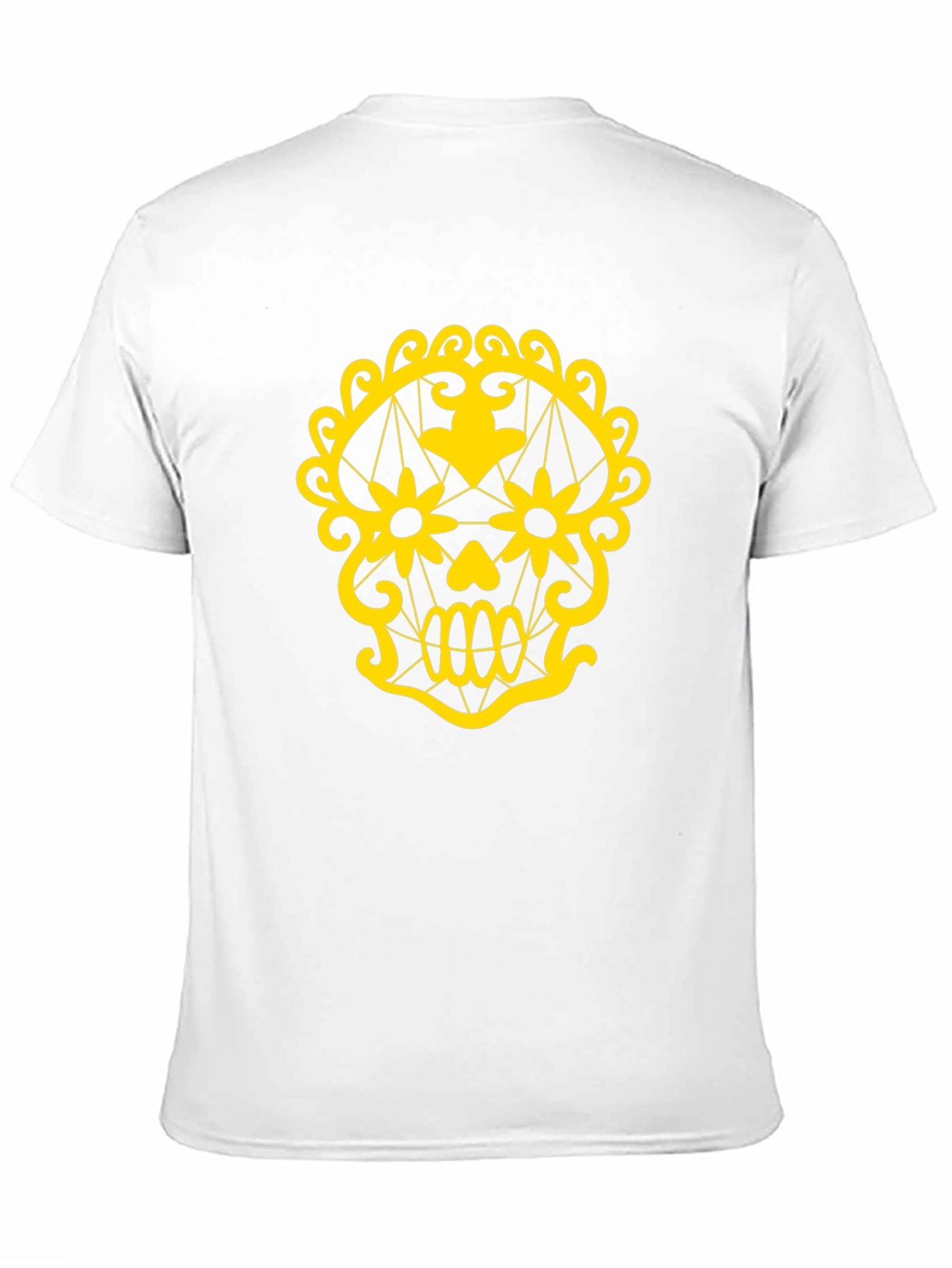 Skull Graphic Tee - Black Cotton T-Shirt