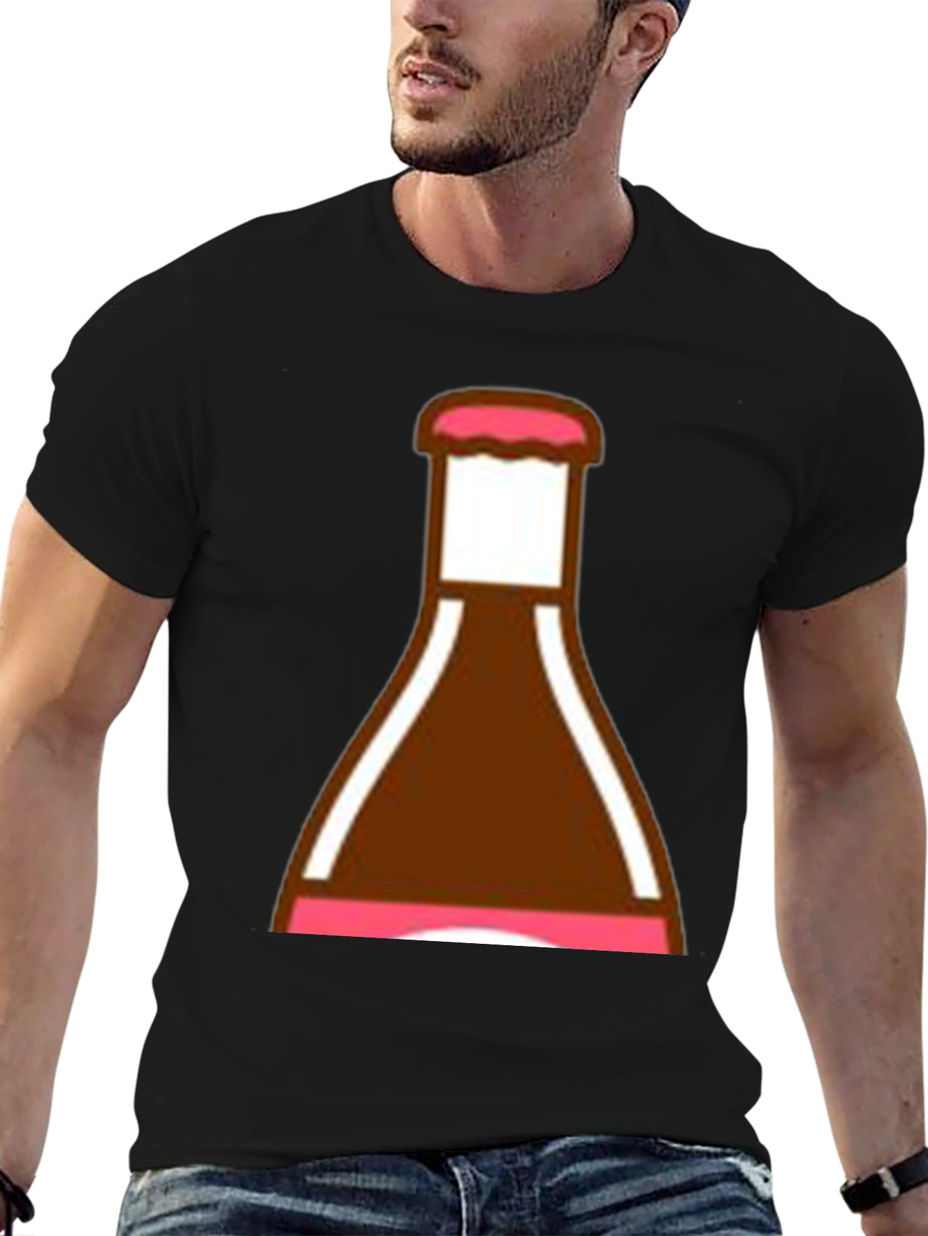 Novelty Bottle Graphic T-Shirt
