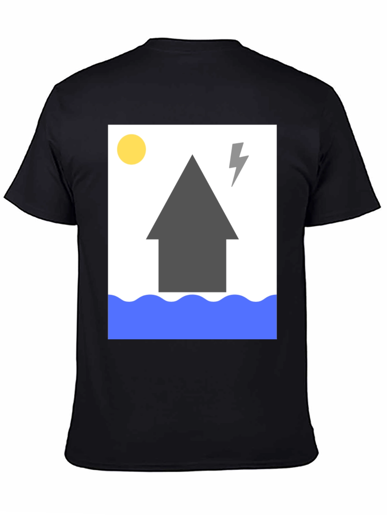 Humorous Flood Graphic T-Shirt