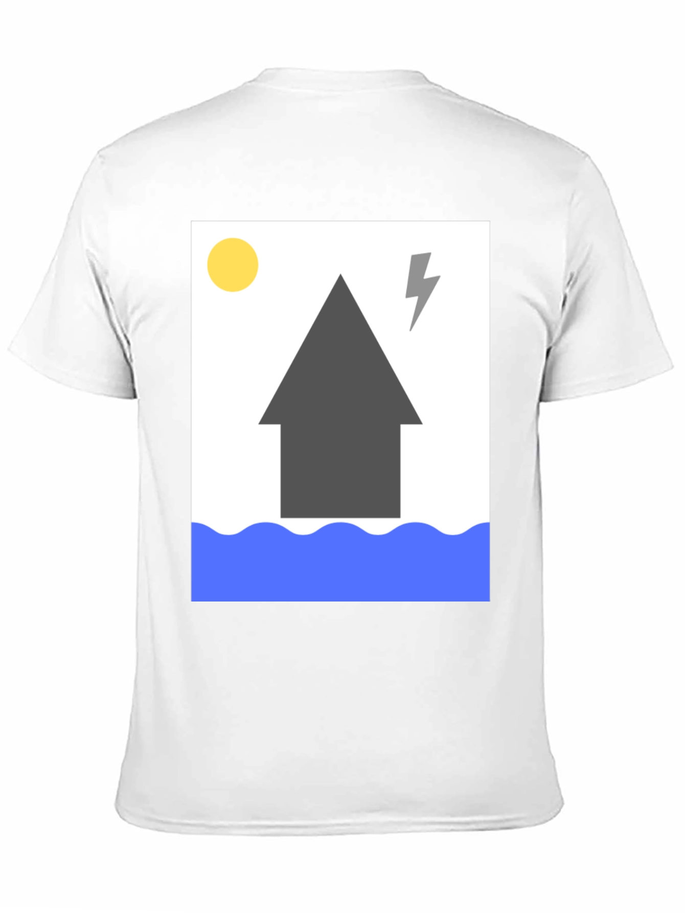 Humorous Flood Graphic T-Shirt