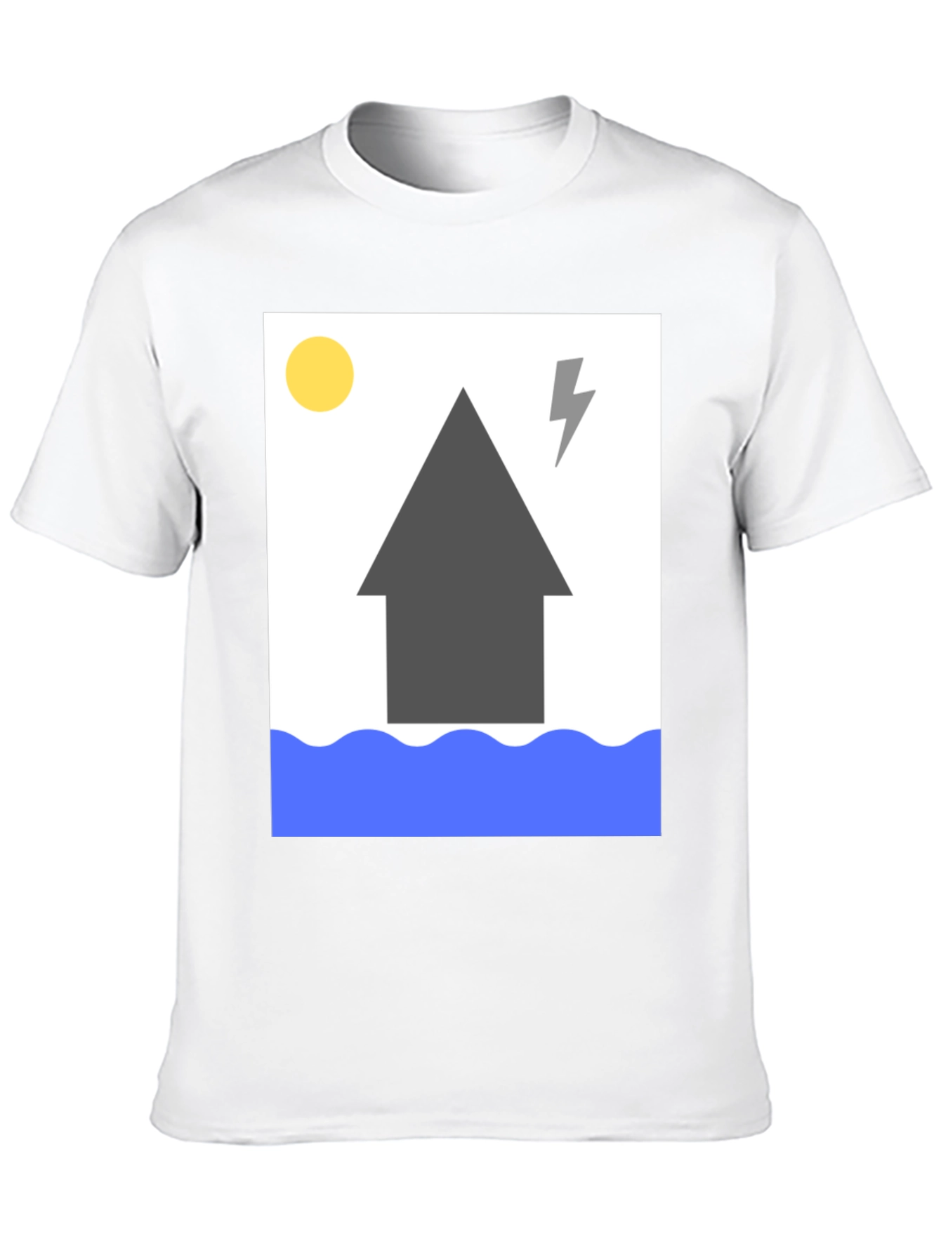 Humorous Flood Graphic T-Shirt