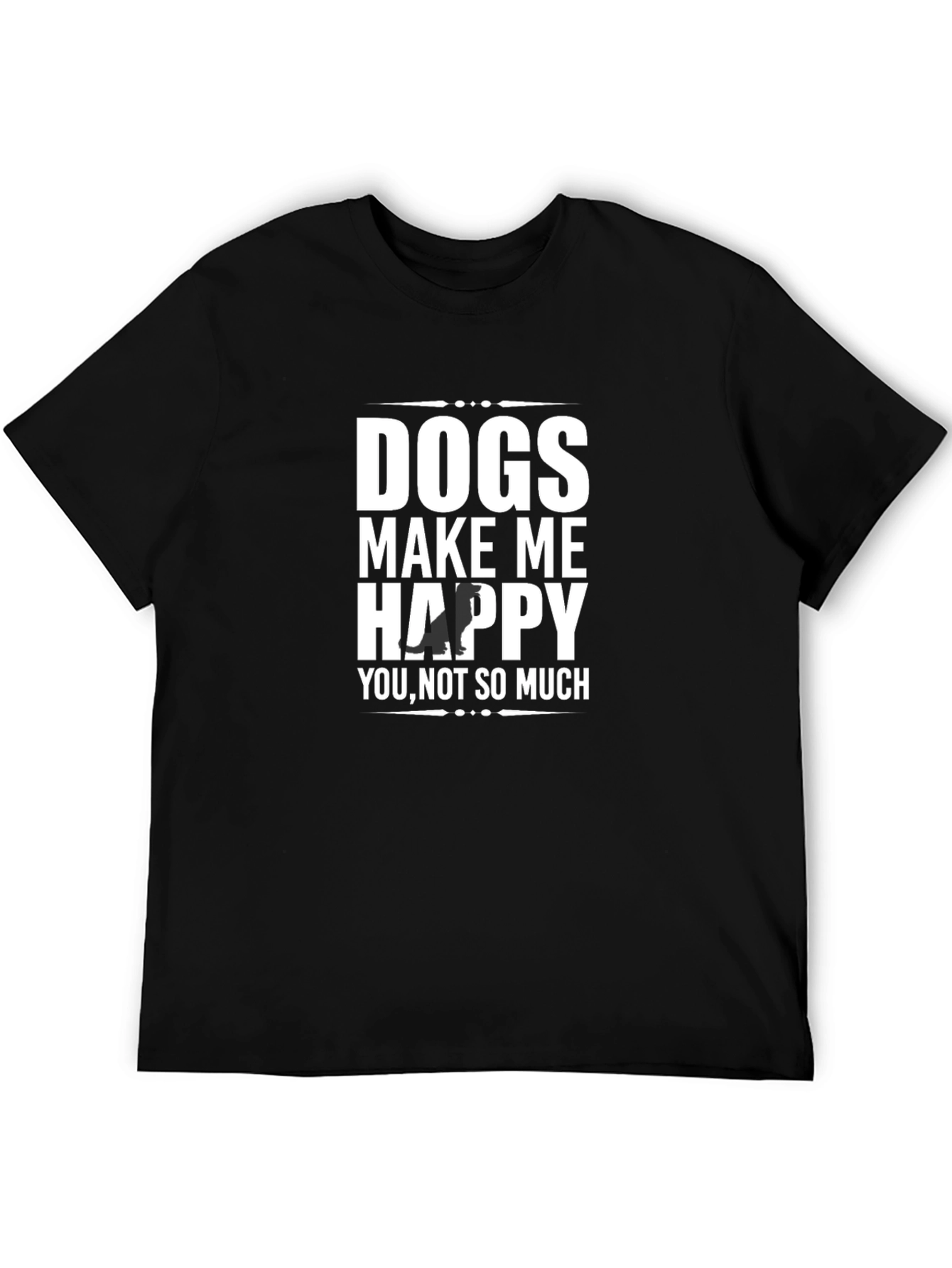 Dogs Make Me Happy Graphic Tee