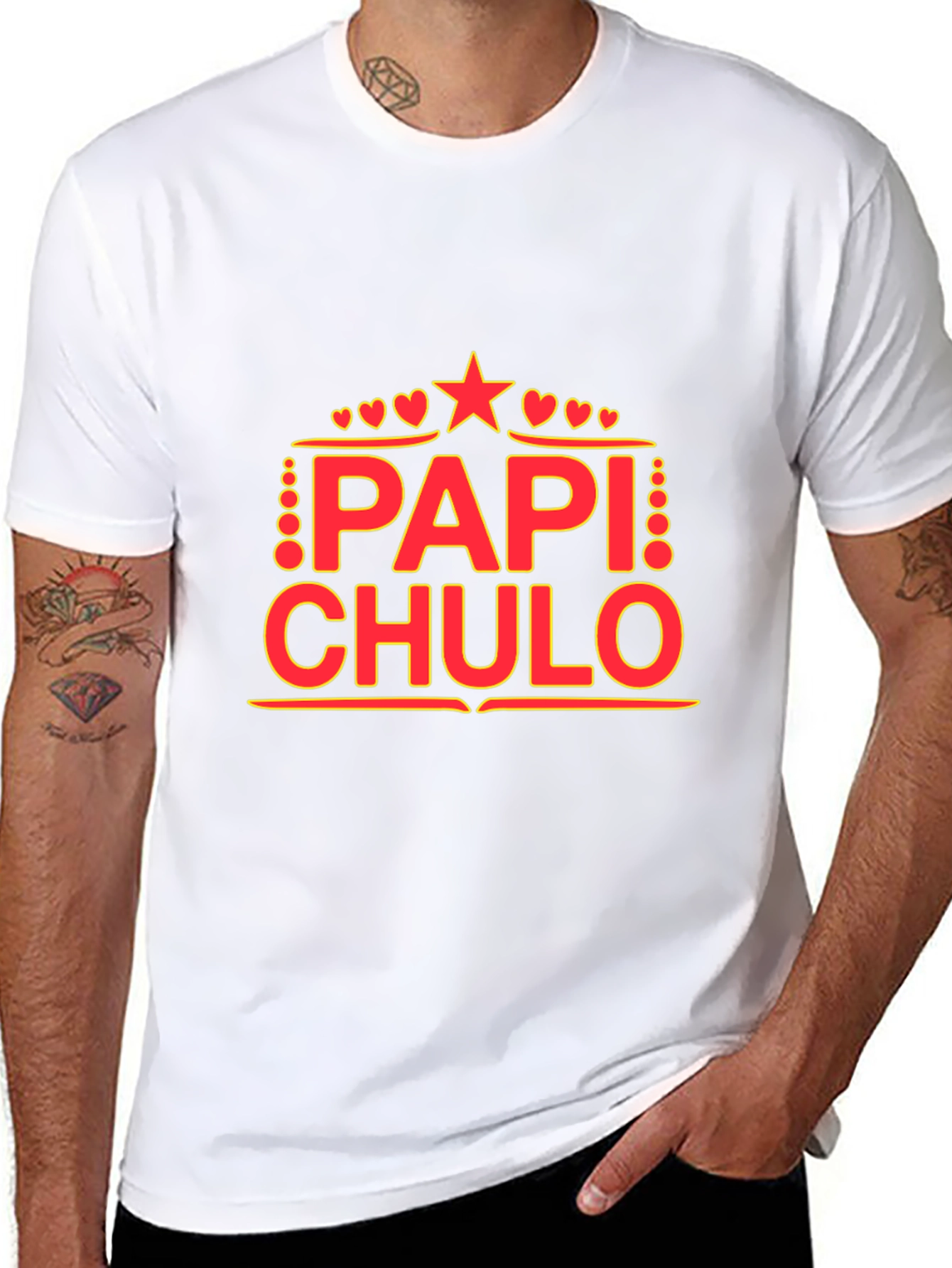 Papi Chulo Graphic Tee - Trendy Mens T-Shirt