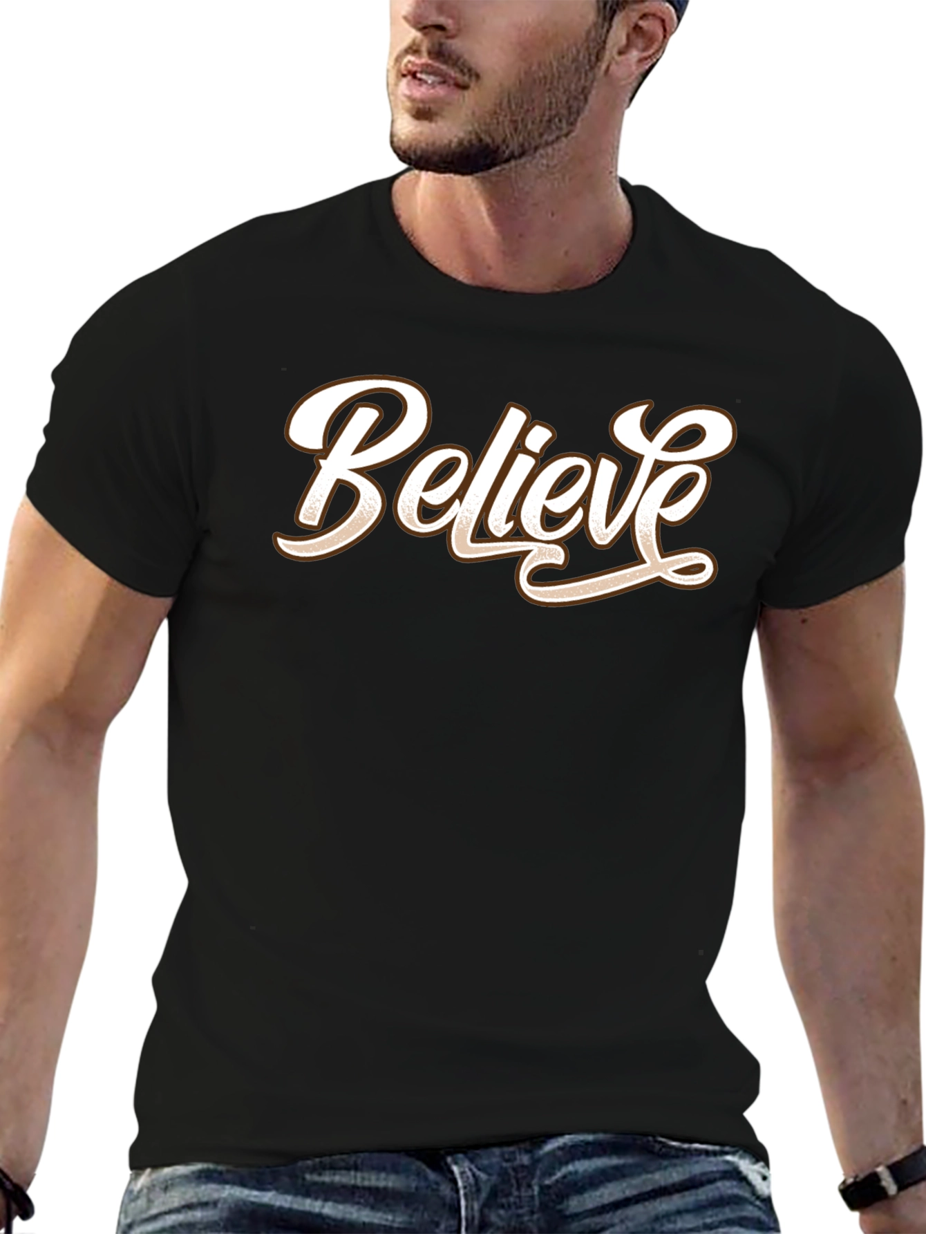 Believe Graphic Tee - Stylish Comfort