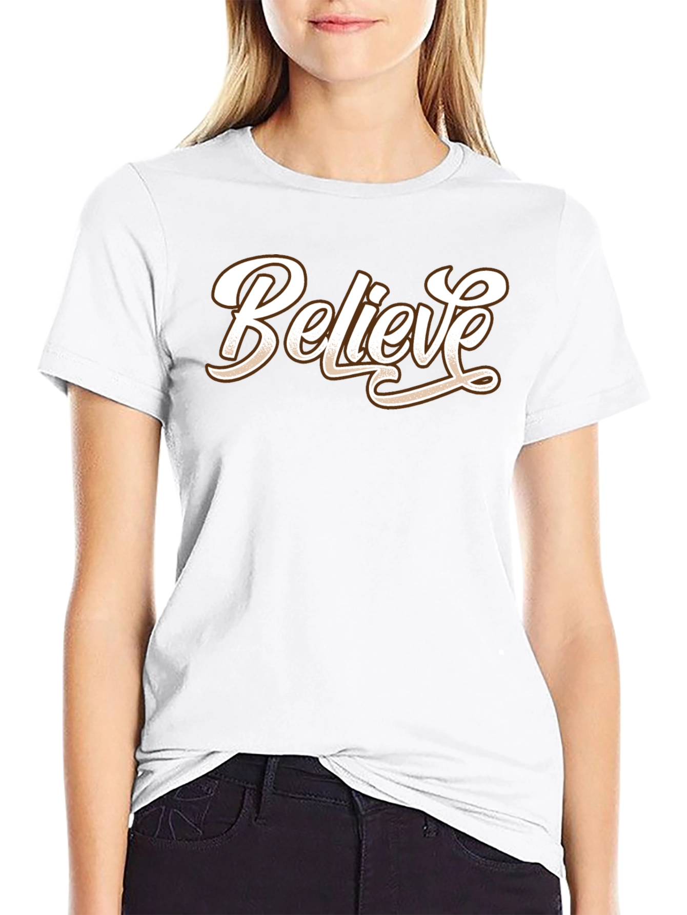 Believe Graphic Tee - Stylish Comfort