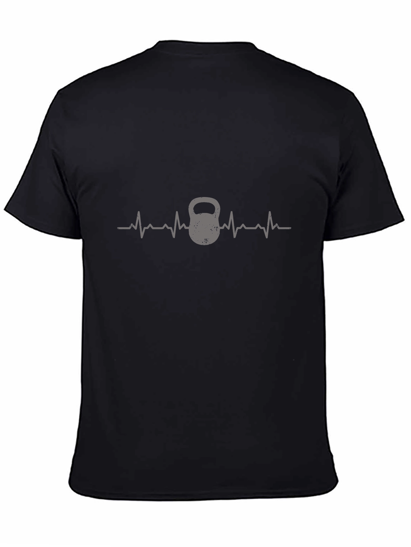 Kettlebell Heartbeat T-Shirt - Fitness Gym Workout Tee