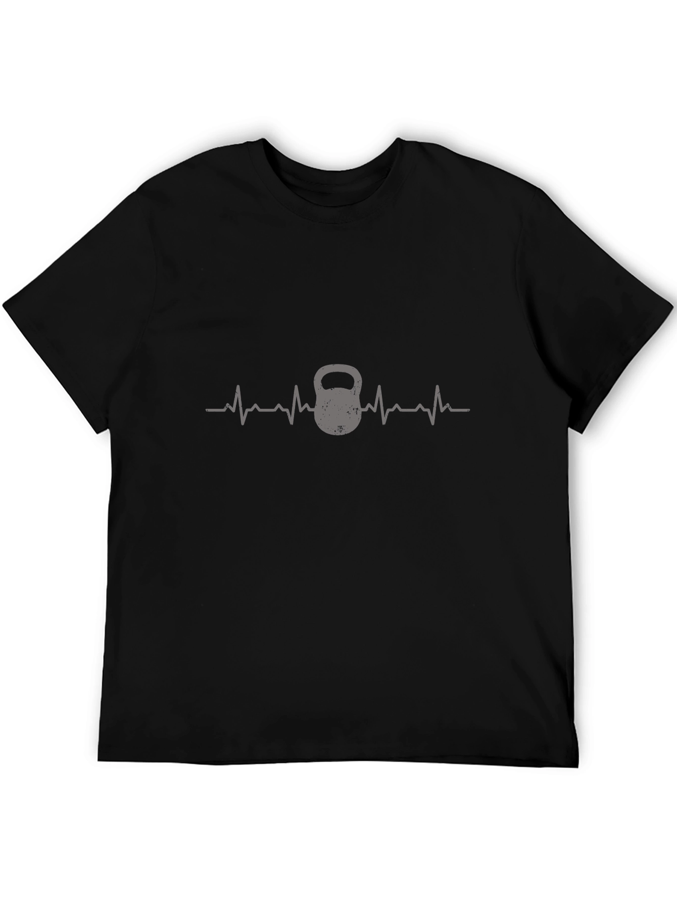 Kettlebell Heartbeat T-Shirt - Fitness Gym Workout Tee