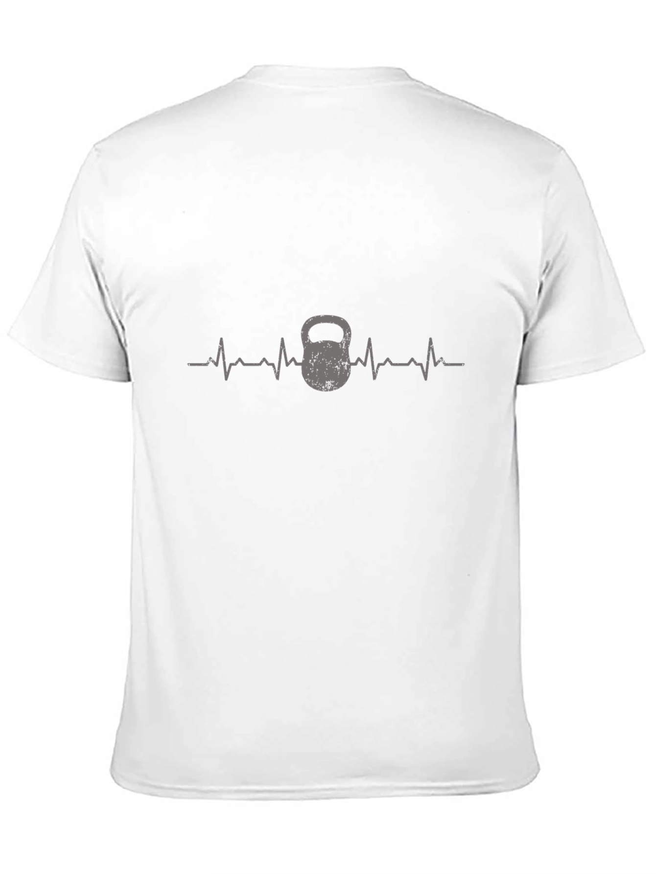 Kettlebell Heartbeat T-Shirt - Fitness Gym Workout Tee