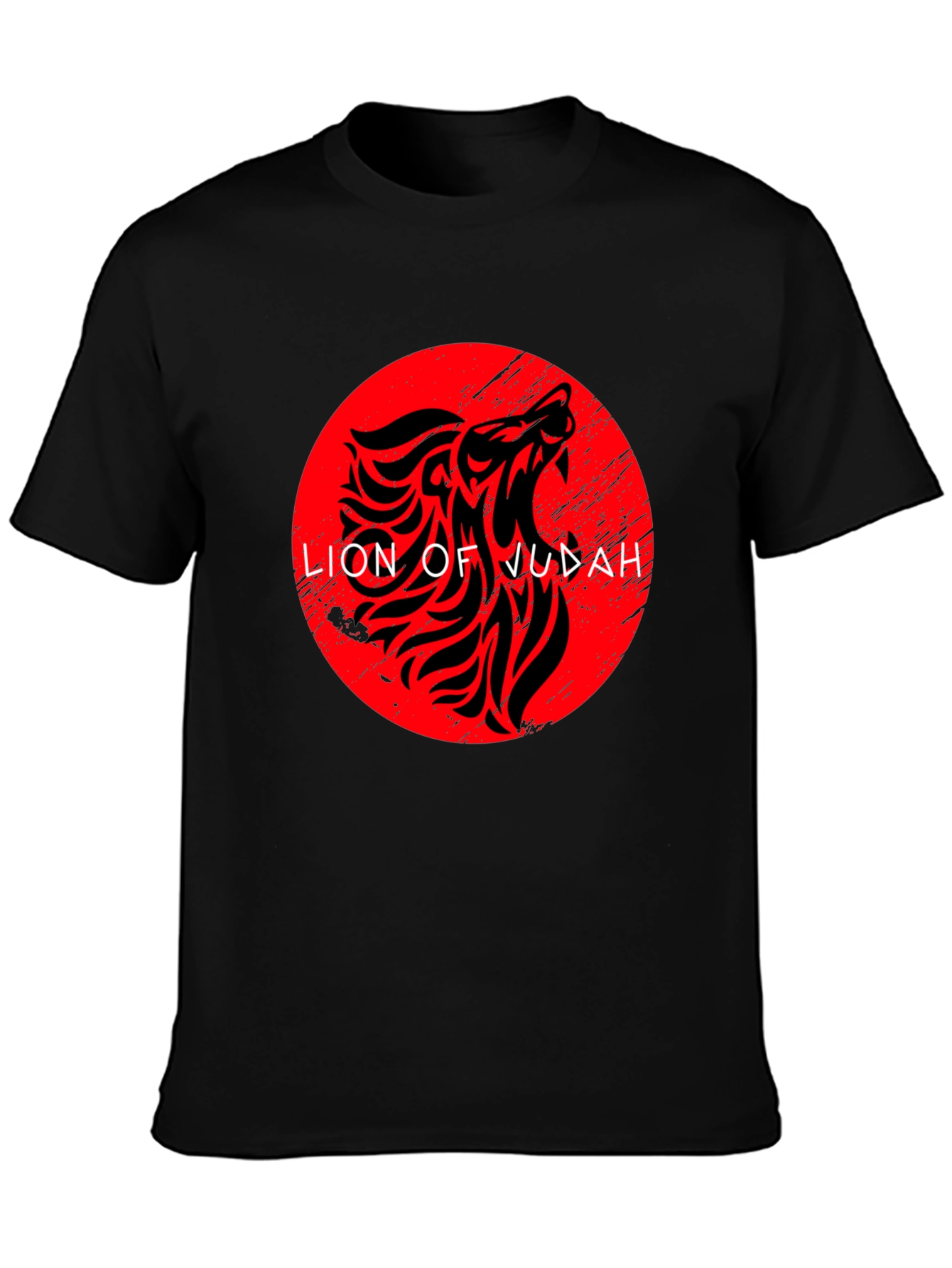 Lion of Judah Graphic Tee - Black