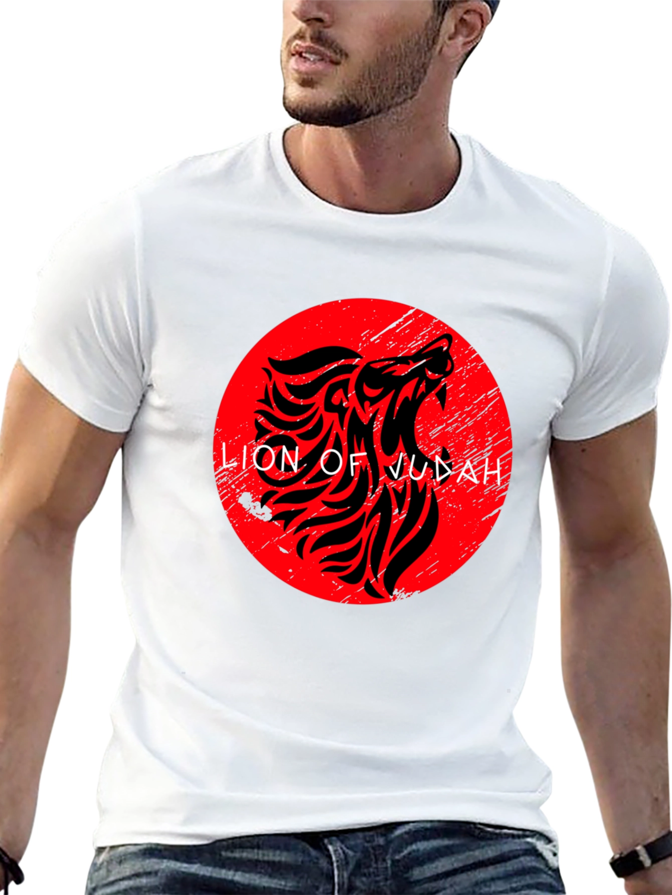 Lion of Judah Graphic Tee - Black