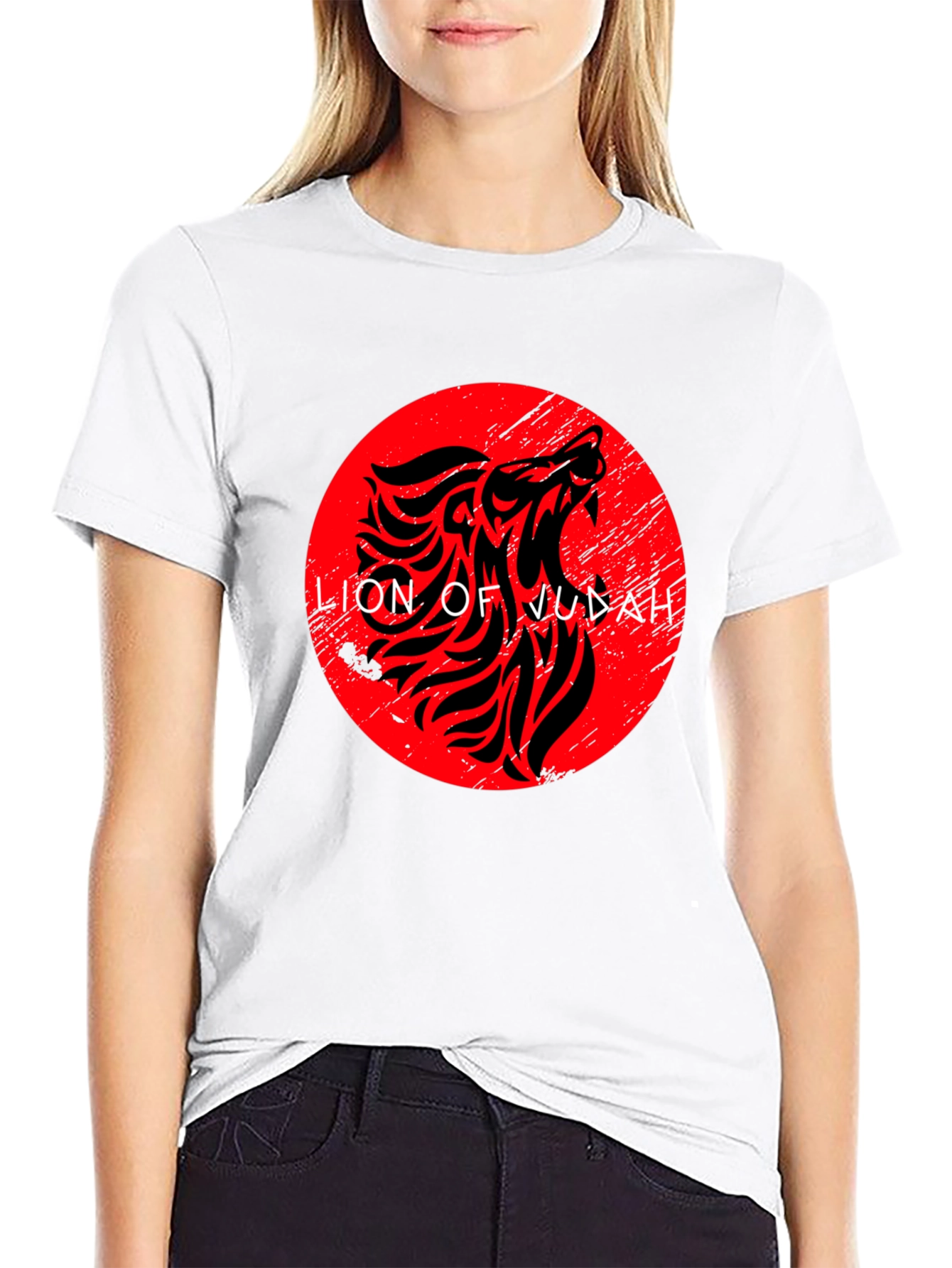 Lion of Judah Graphic Tee - Black