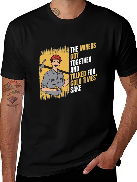 The Miners T-Shirt - Gold Times Sake Graphic Tee