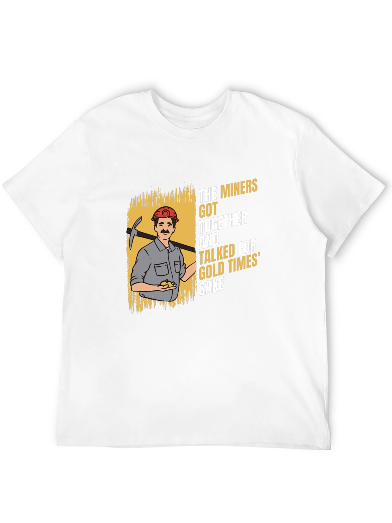 The Miners T-Shirt - Gold Times Sake Graphic Tee