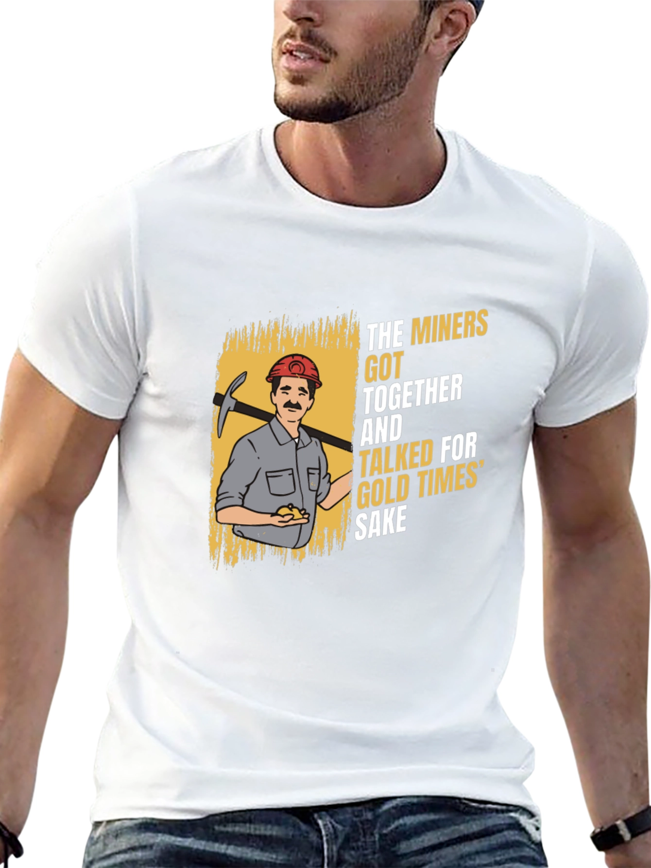 The Miners T-Shirt - Gold Times Sake Graphic Tee