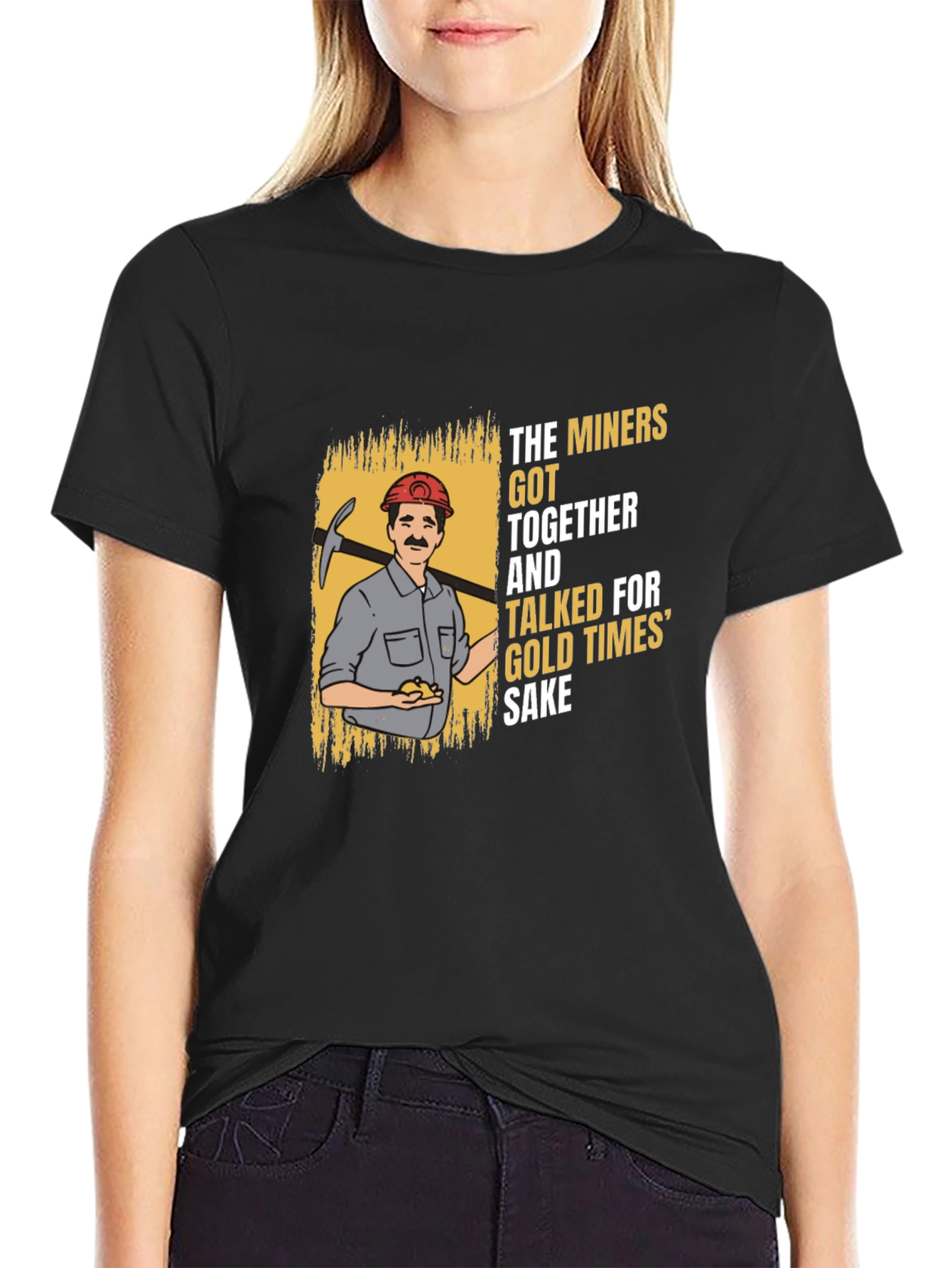 The Miners T-Shirt - Gold Times Sake Graphic Tee