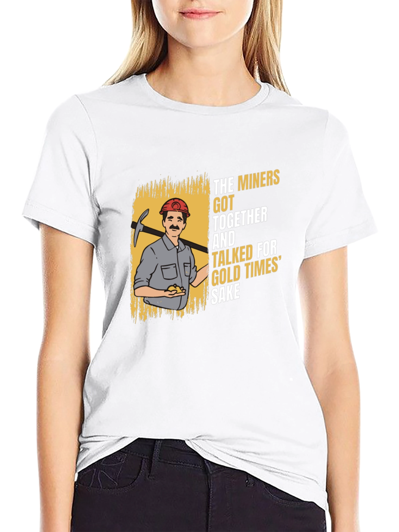 The Miners T-Shirt - Gold Times Sake Graphic Tee
