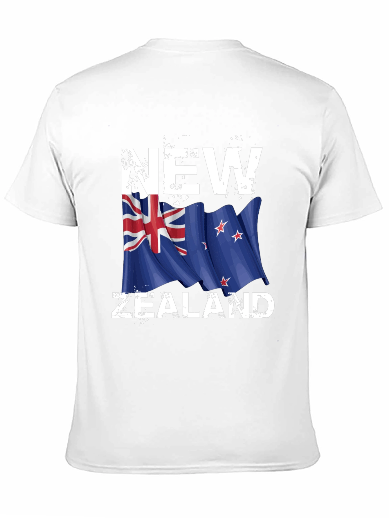 New Zealand Flag Graphic Print T-Shirt
