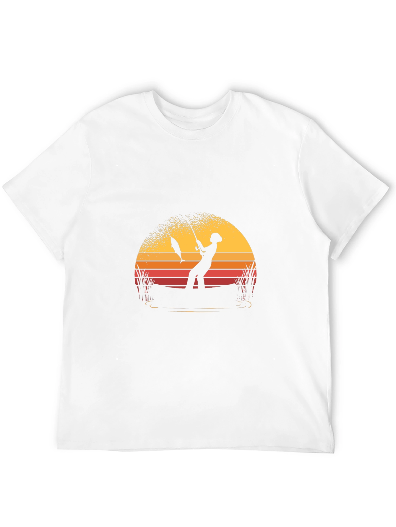 Fishing Silhouette Graphic Tee